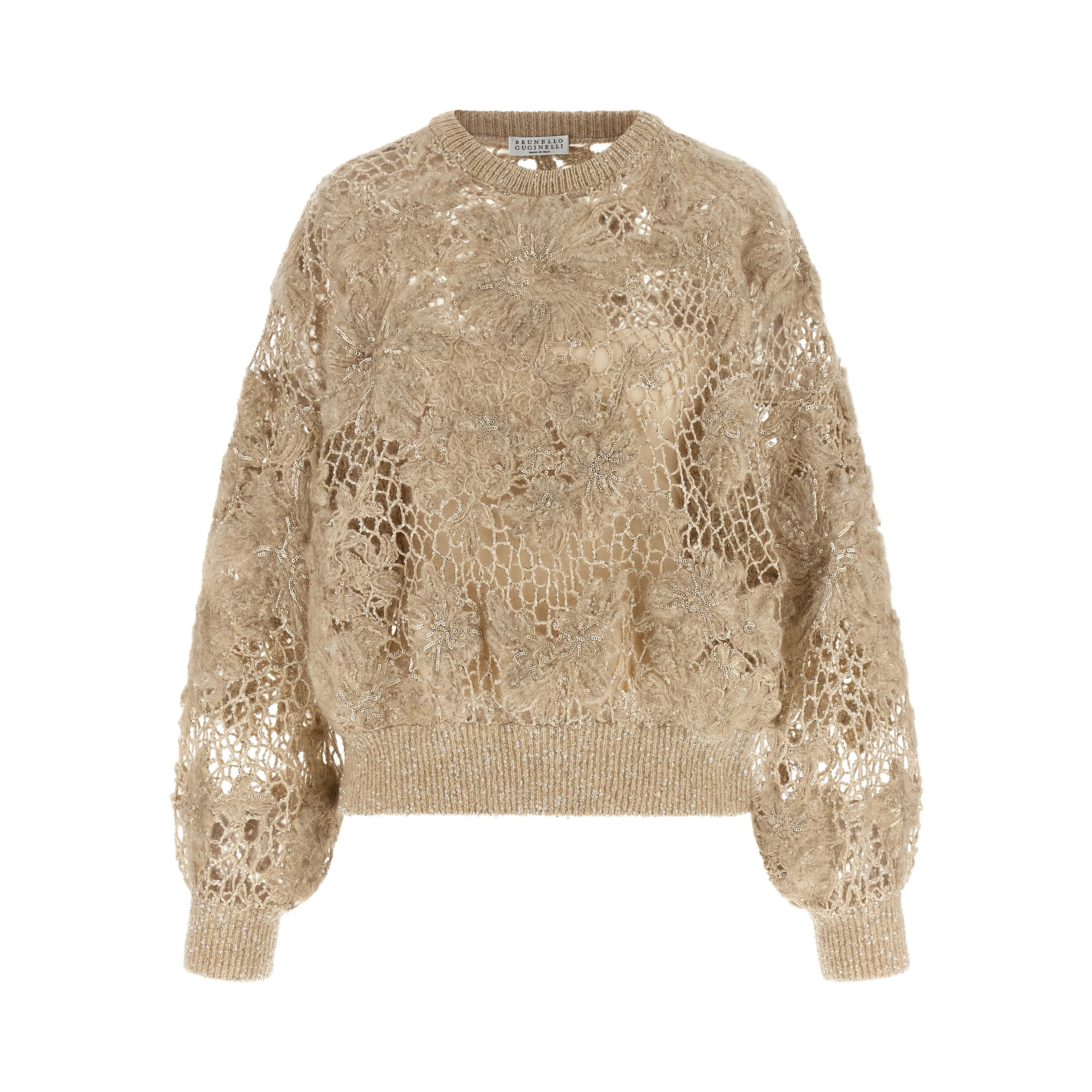 Beige Wool Cardigan