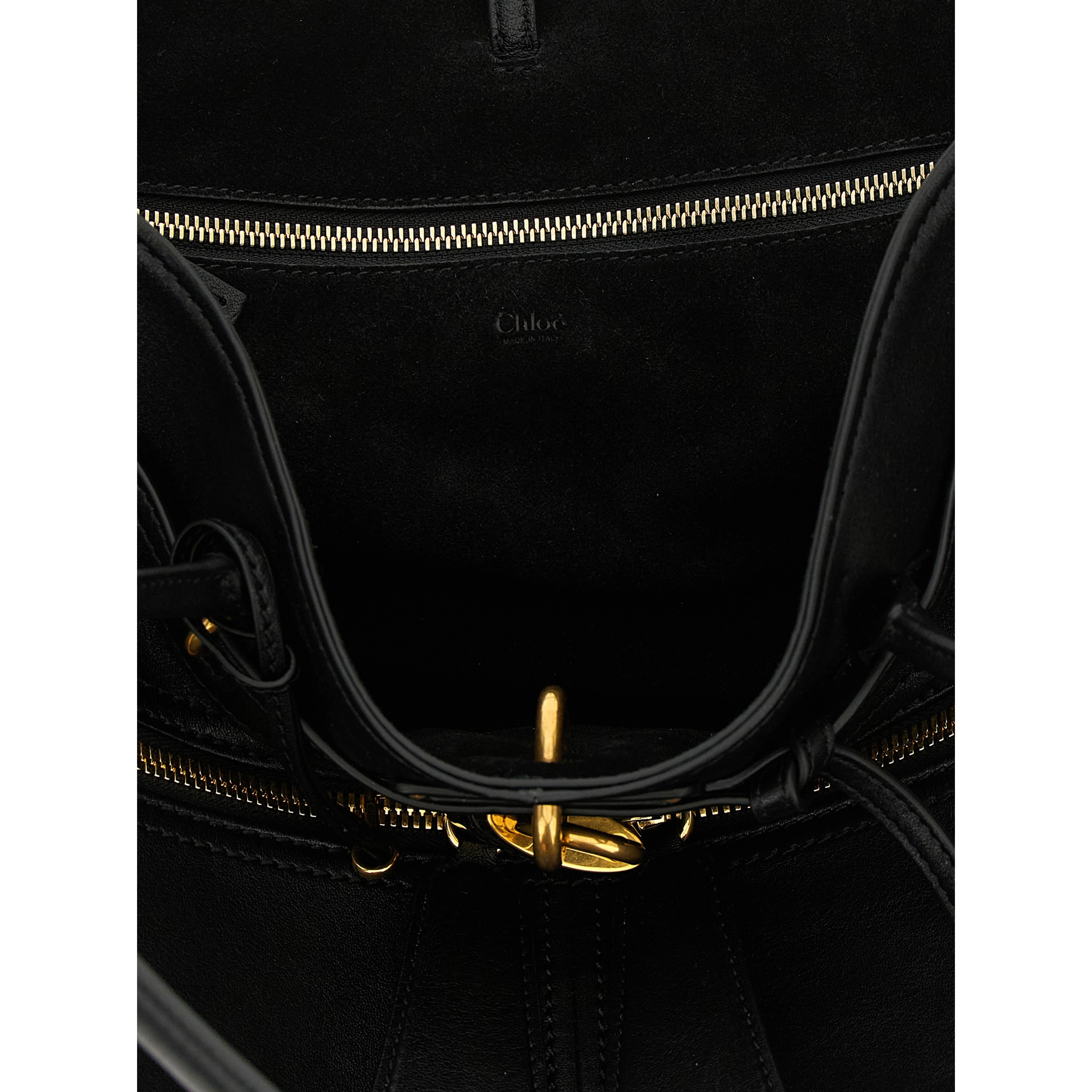 Black Lamb Leather Shoulder Bag