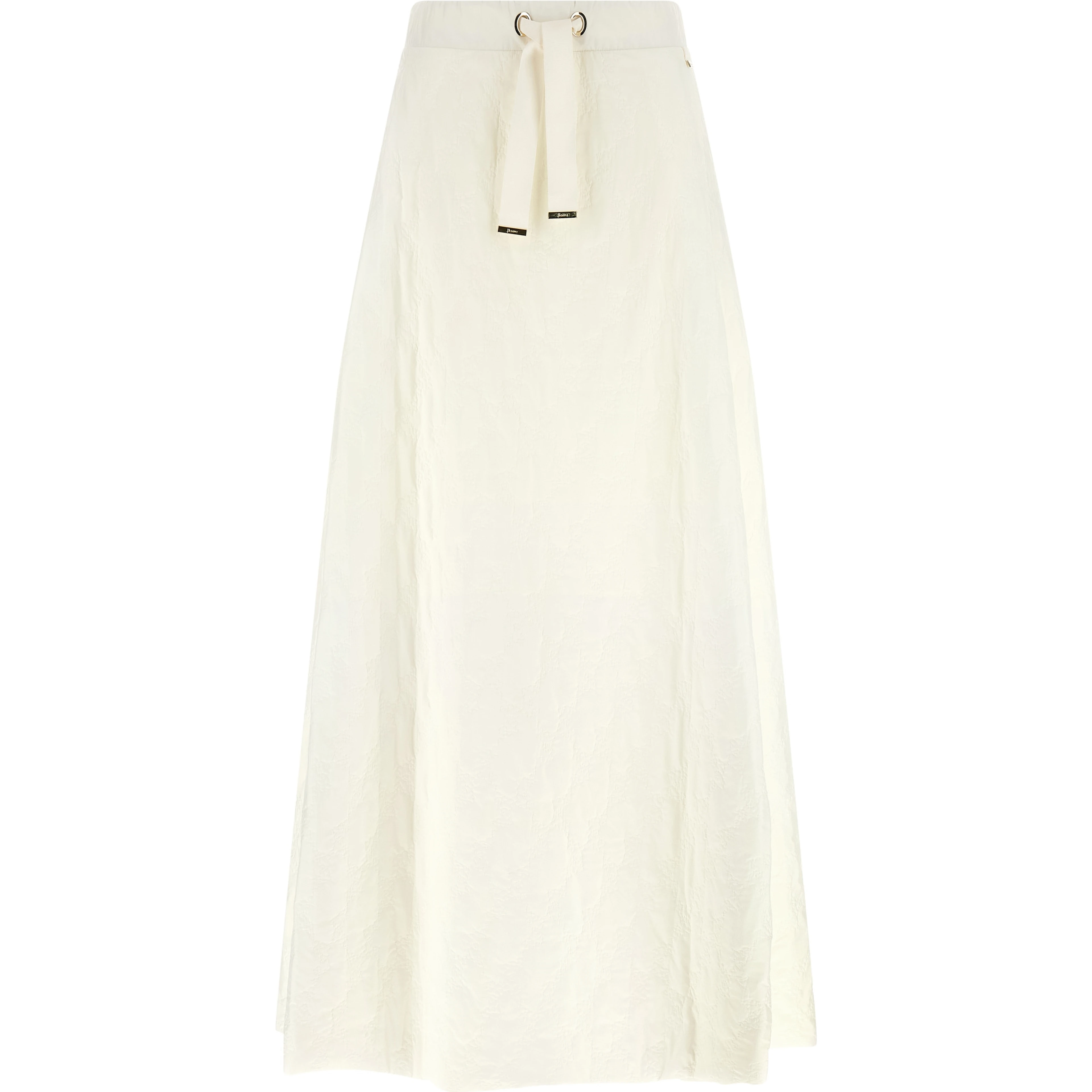 White Polyamide Mini Skirt
