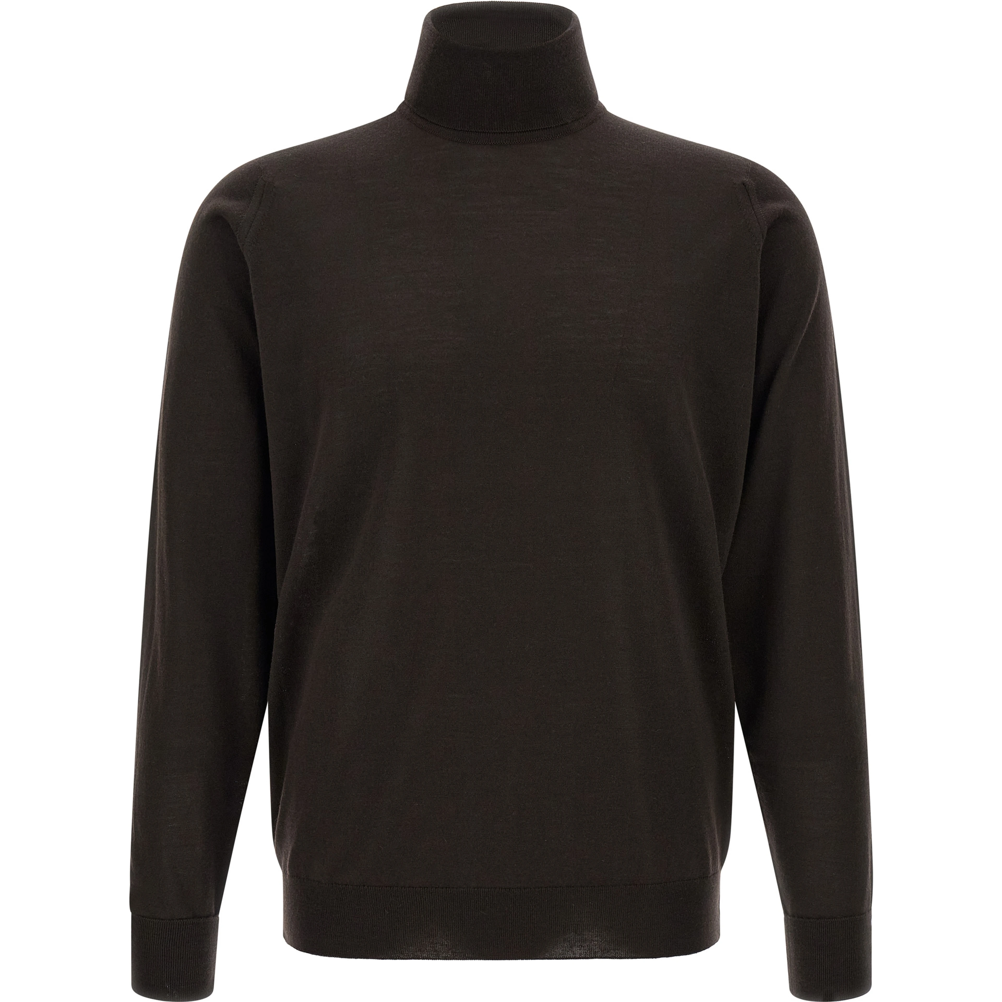 Brown Merino Wool Cardigan