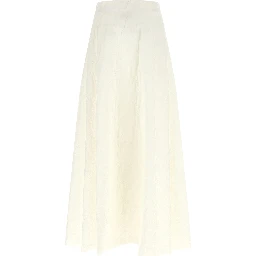 White Polyamide Mini Skirt