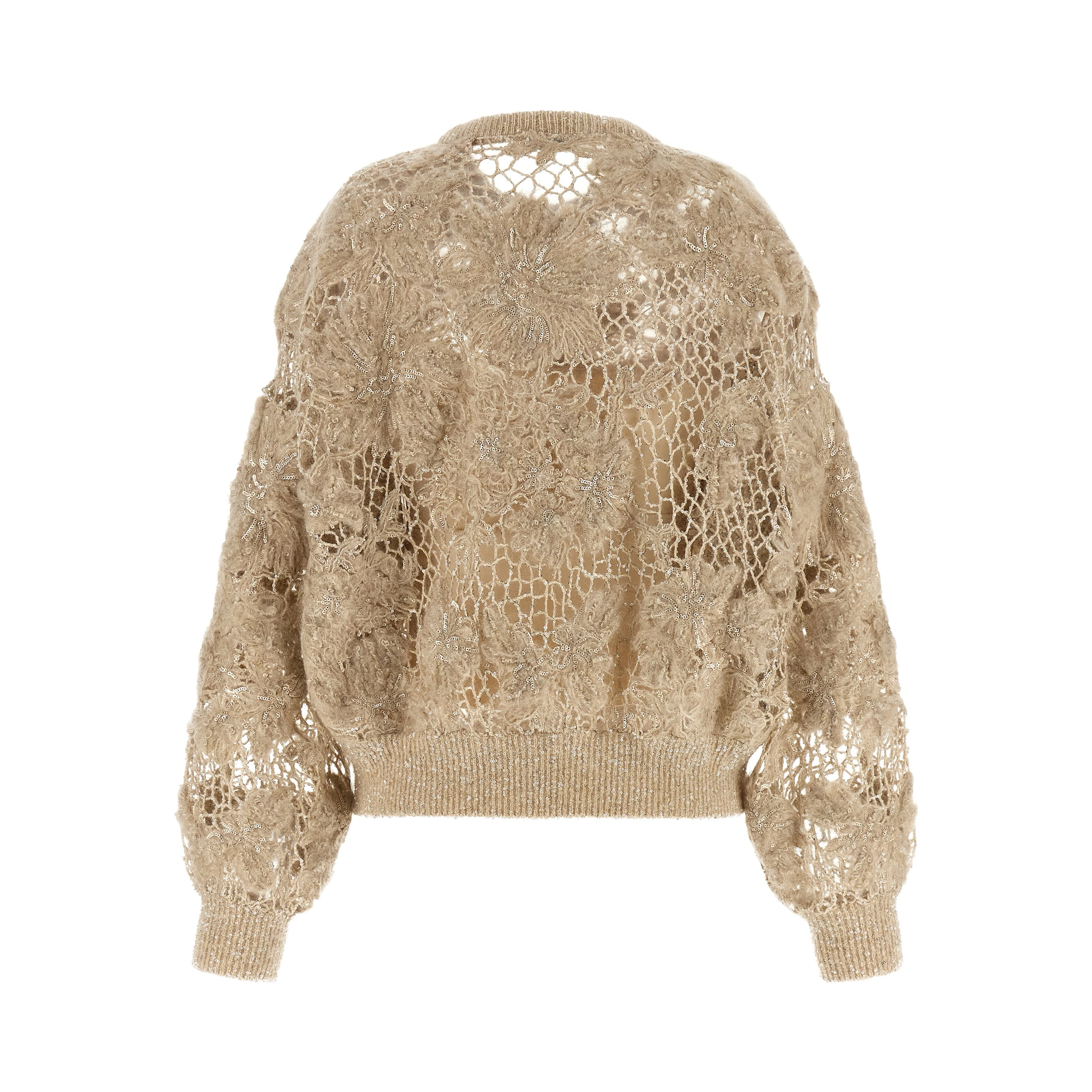 Beige Wool Cardigan