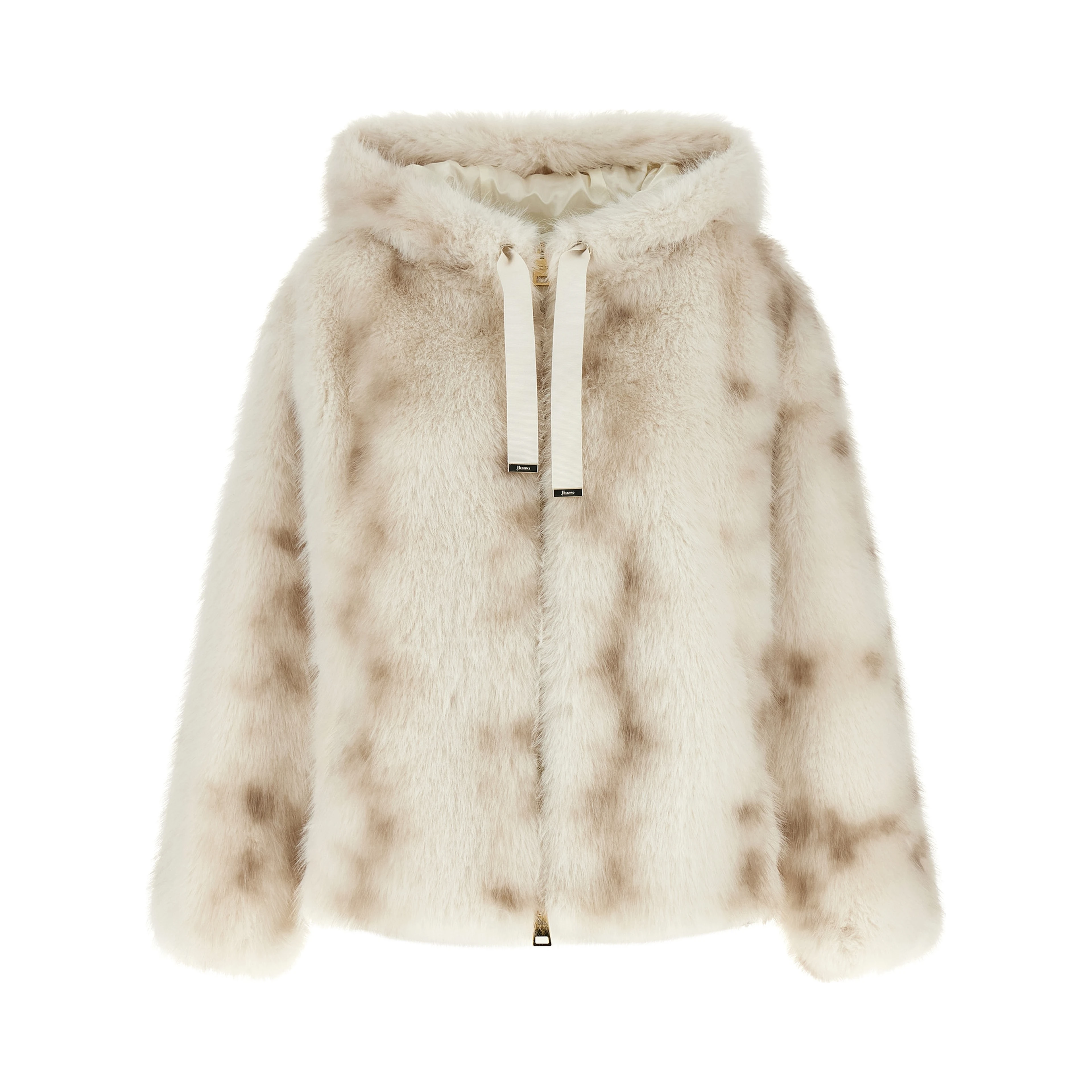 Beige Polyester Bomber