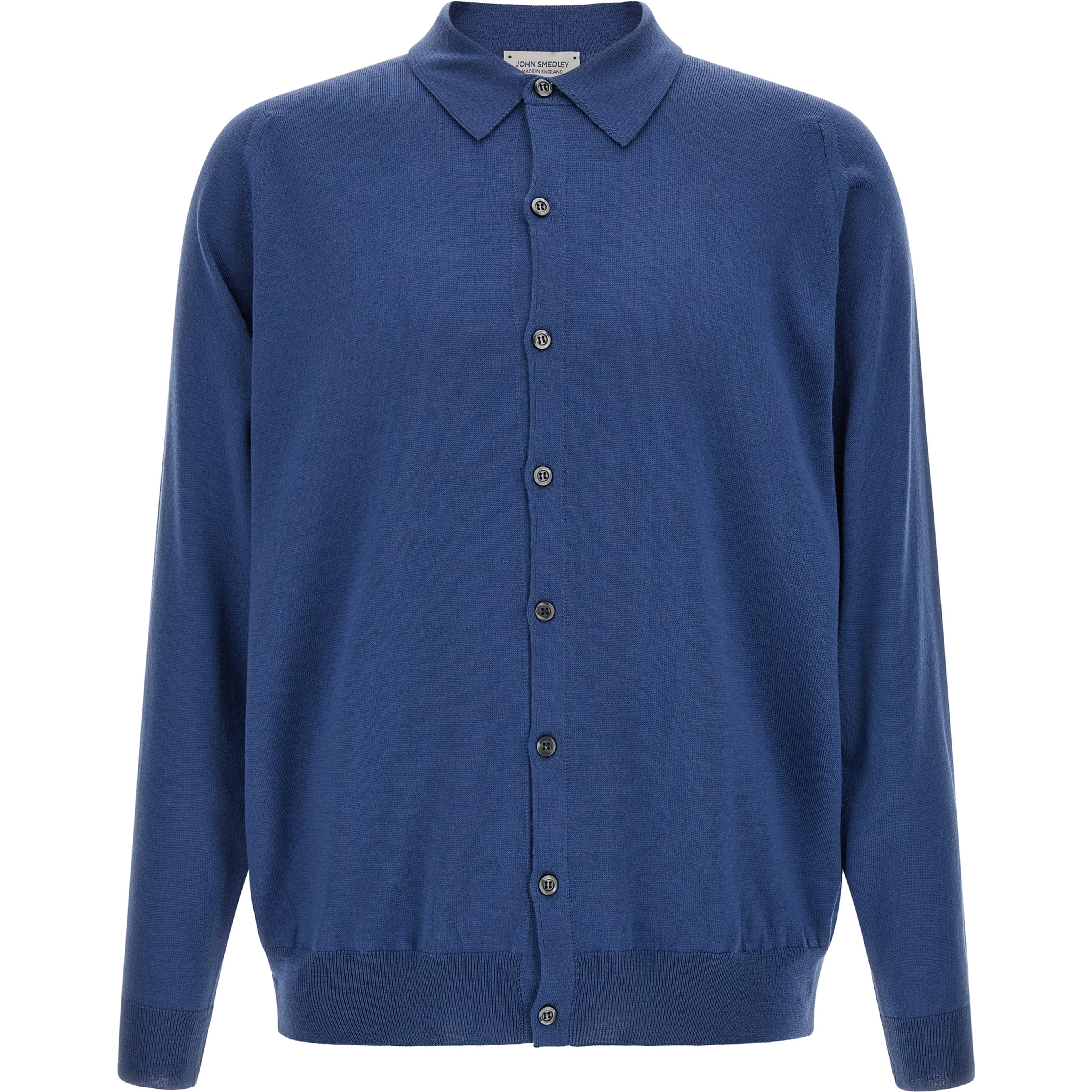 Blue Merino Wool Blouse