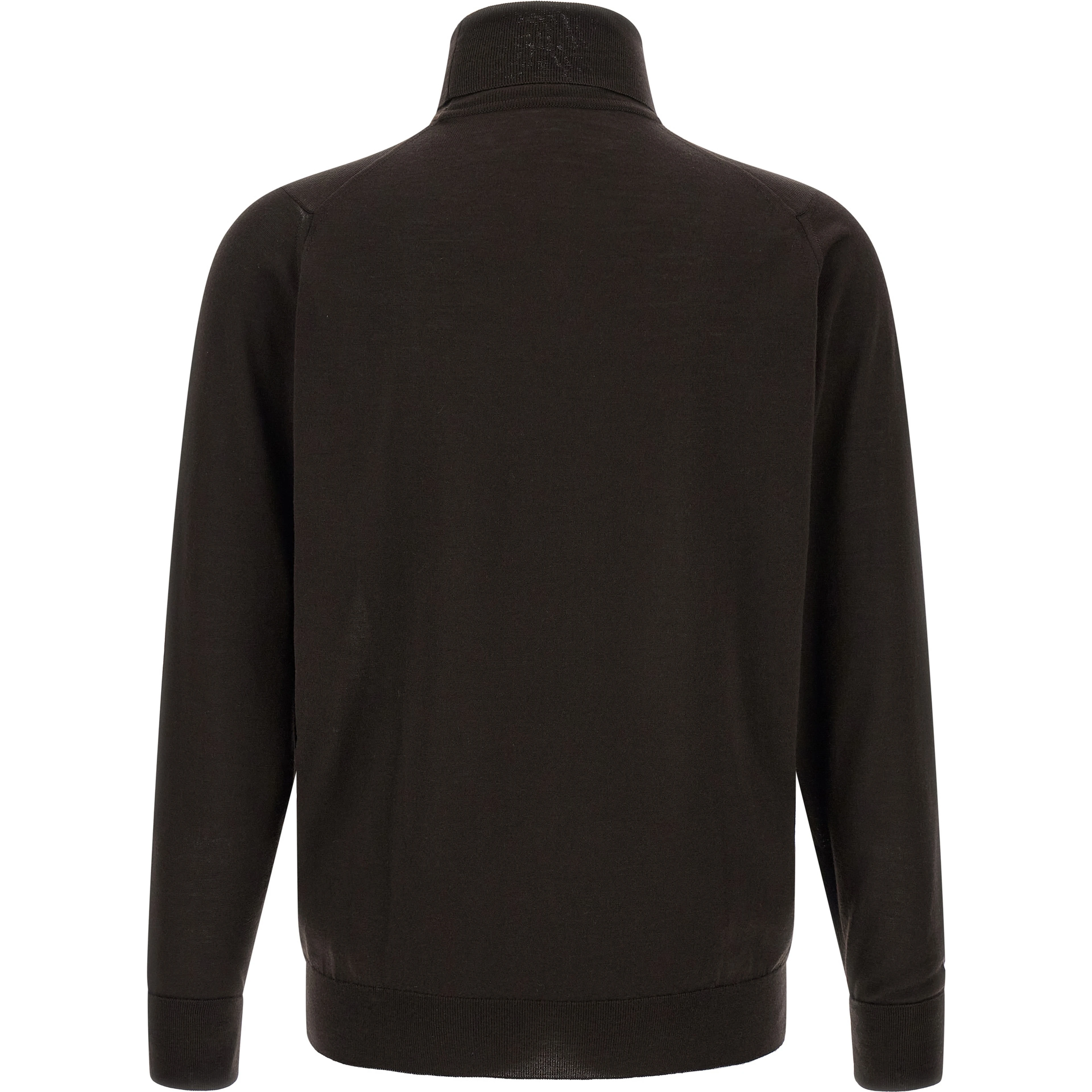 Brown Merino Wool Cardigan