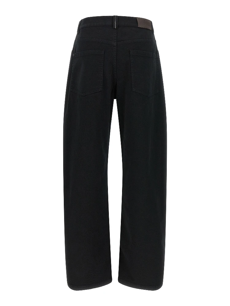Black Cotton High-Waisted Jean alternative