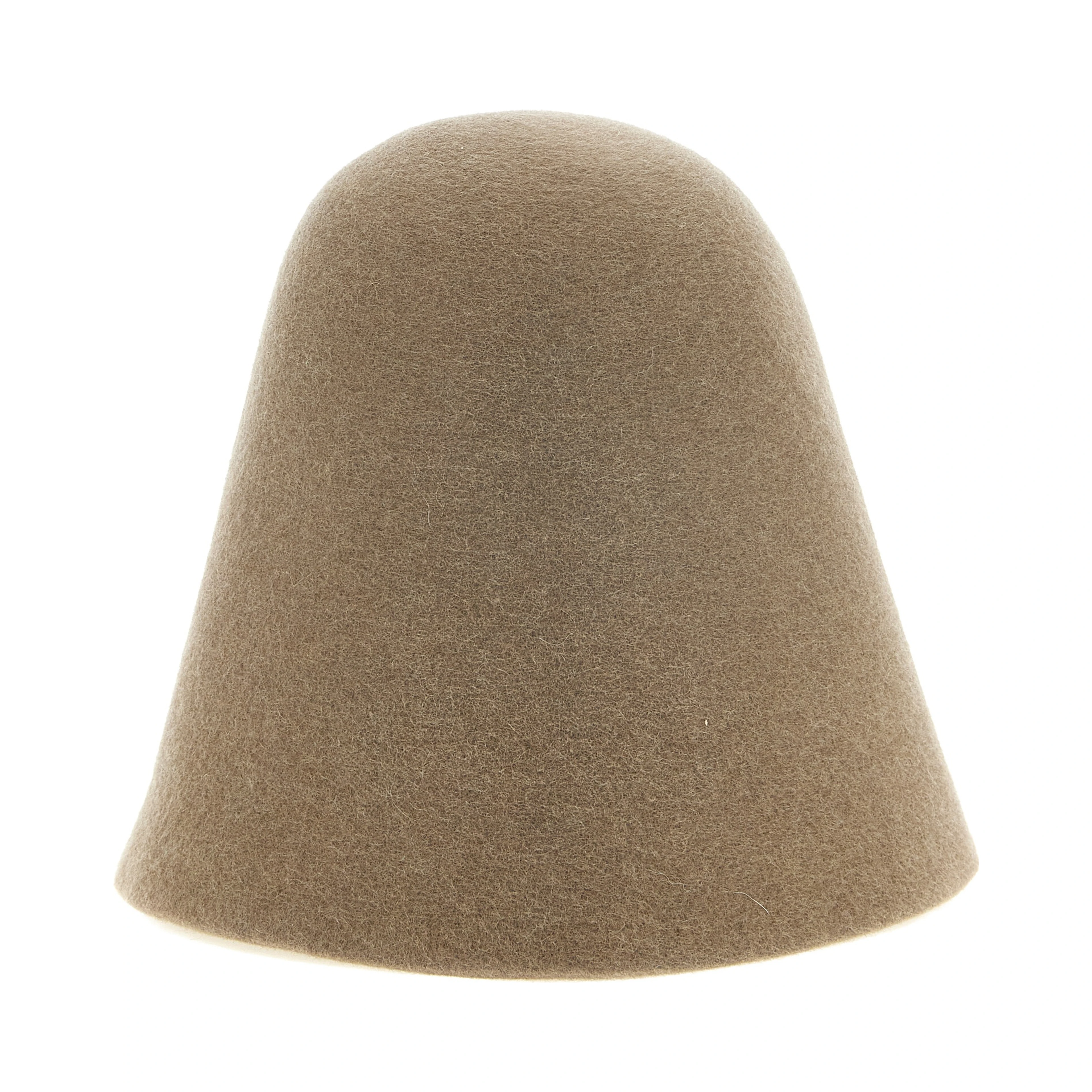 Beige Merino Wool Hat
