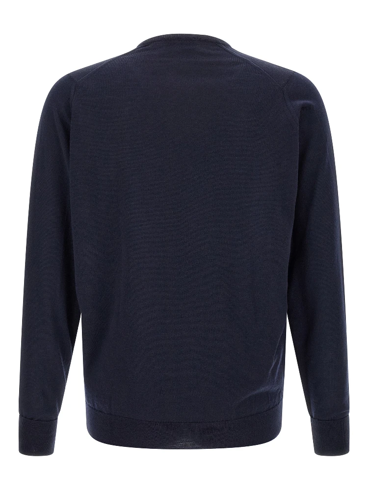 Blue Merino Wool Cardigan alternative