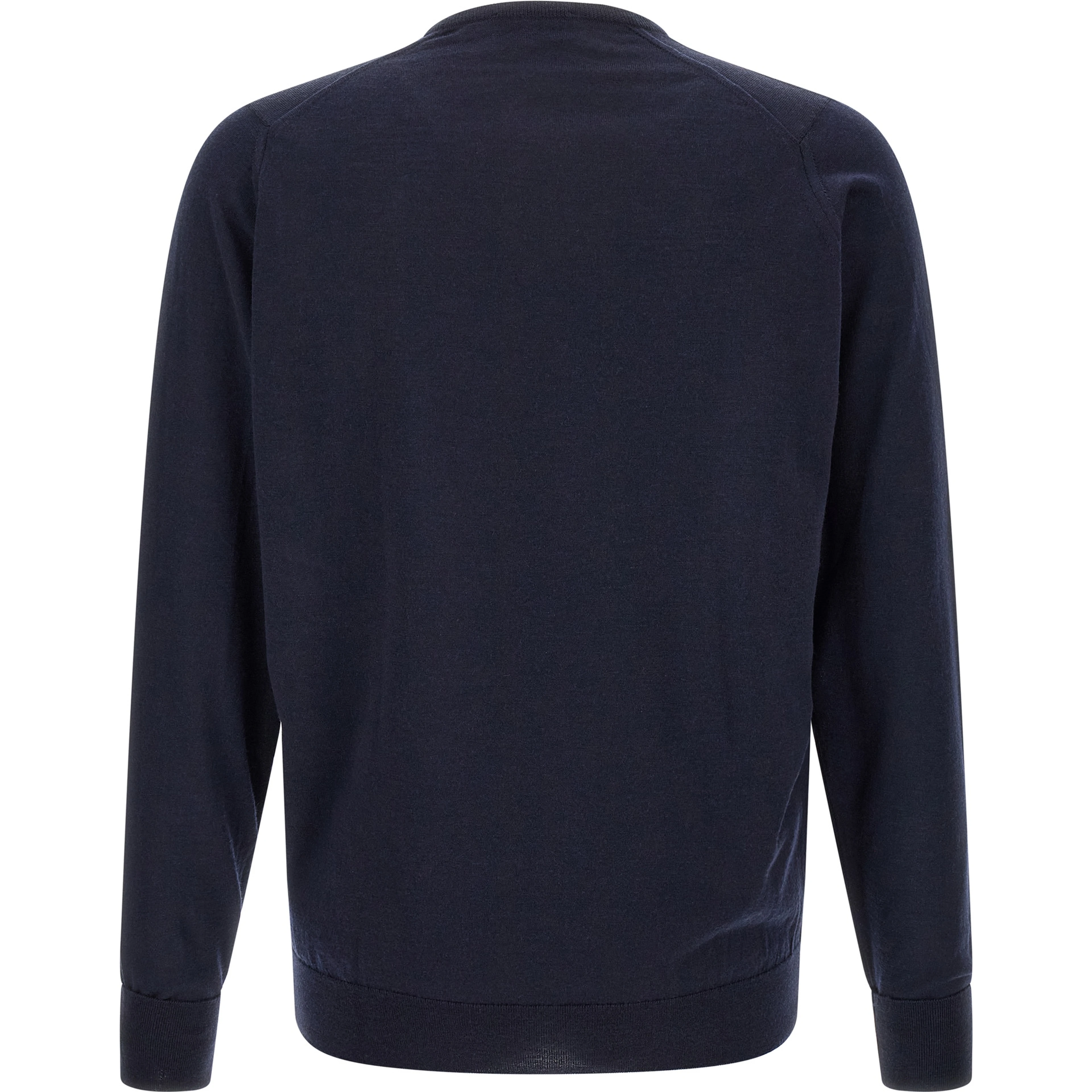 Blue Merino Wool Cardigan