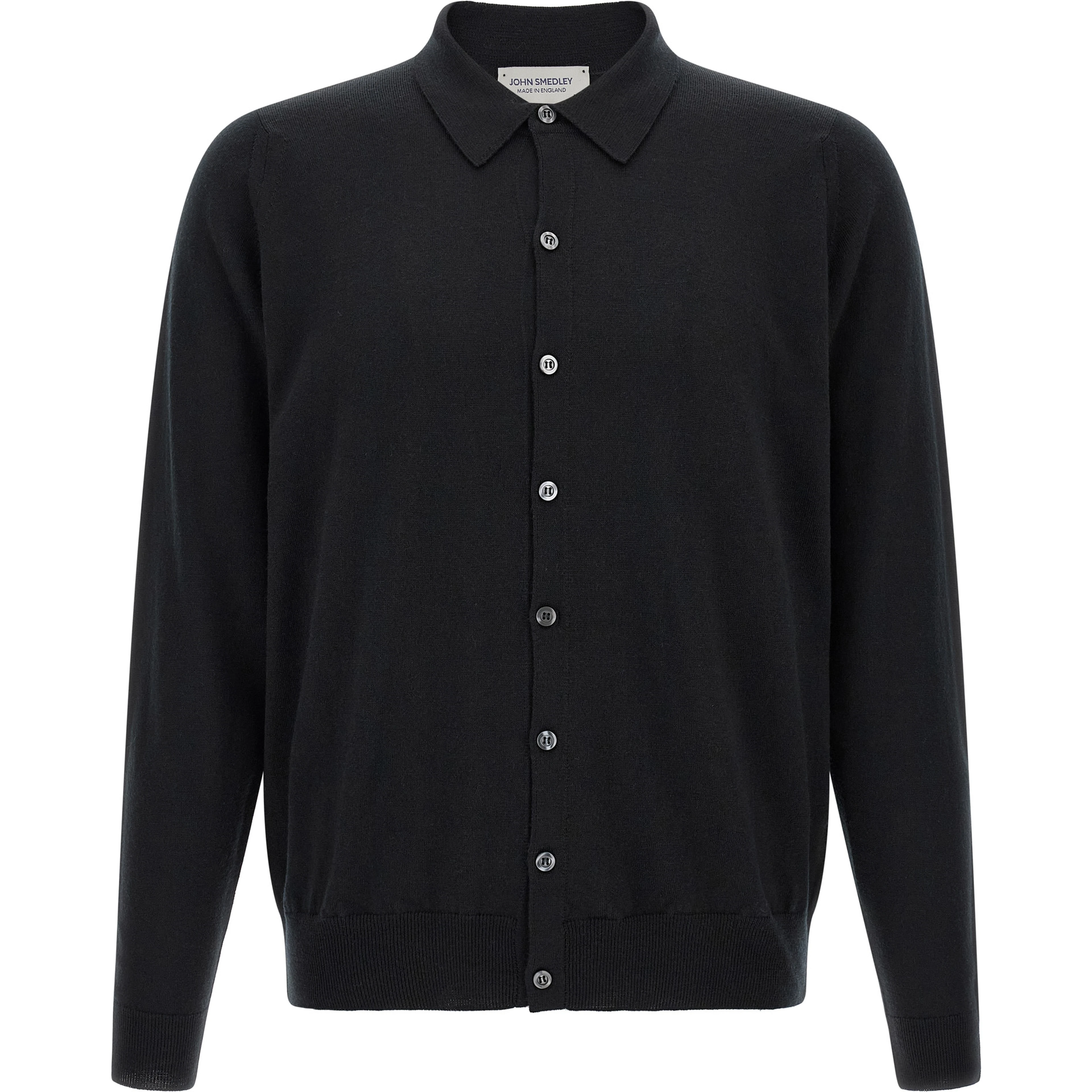 Black Merino Wool Blouse