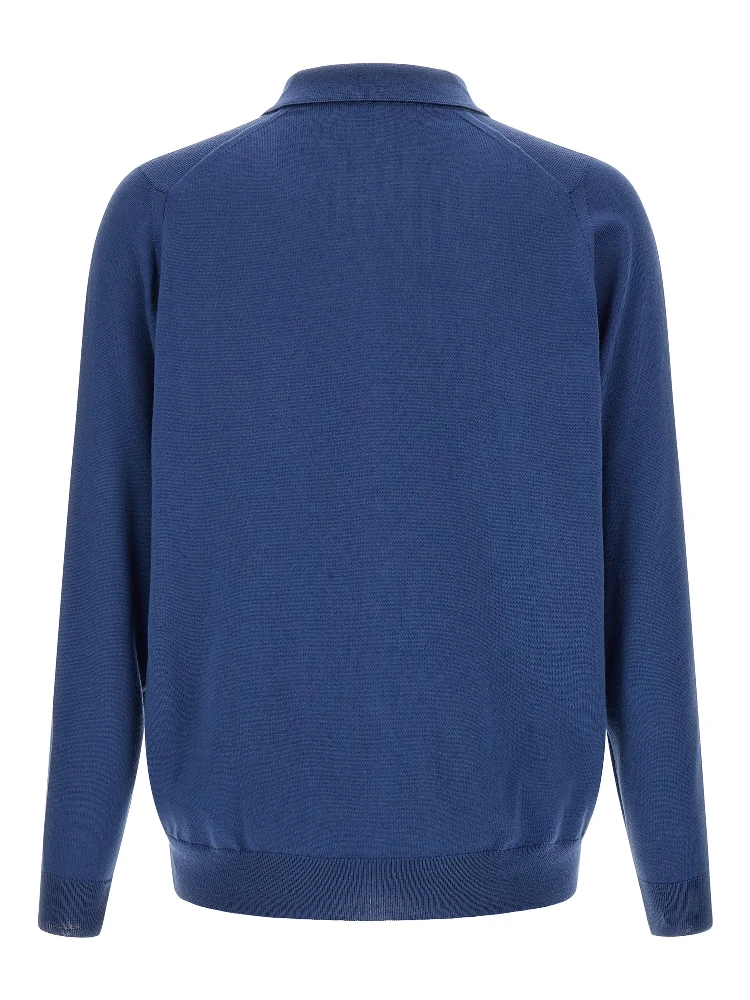 Blue Merino Wool Blouse alternative
