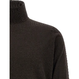 Brown Merino Wool Cardigan