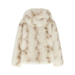 Beige Polyester Bomber