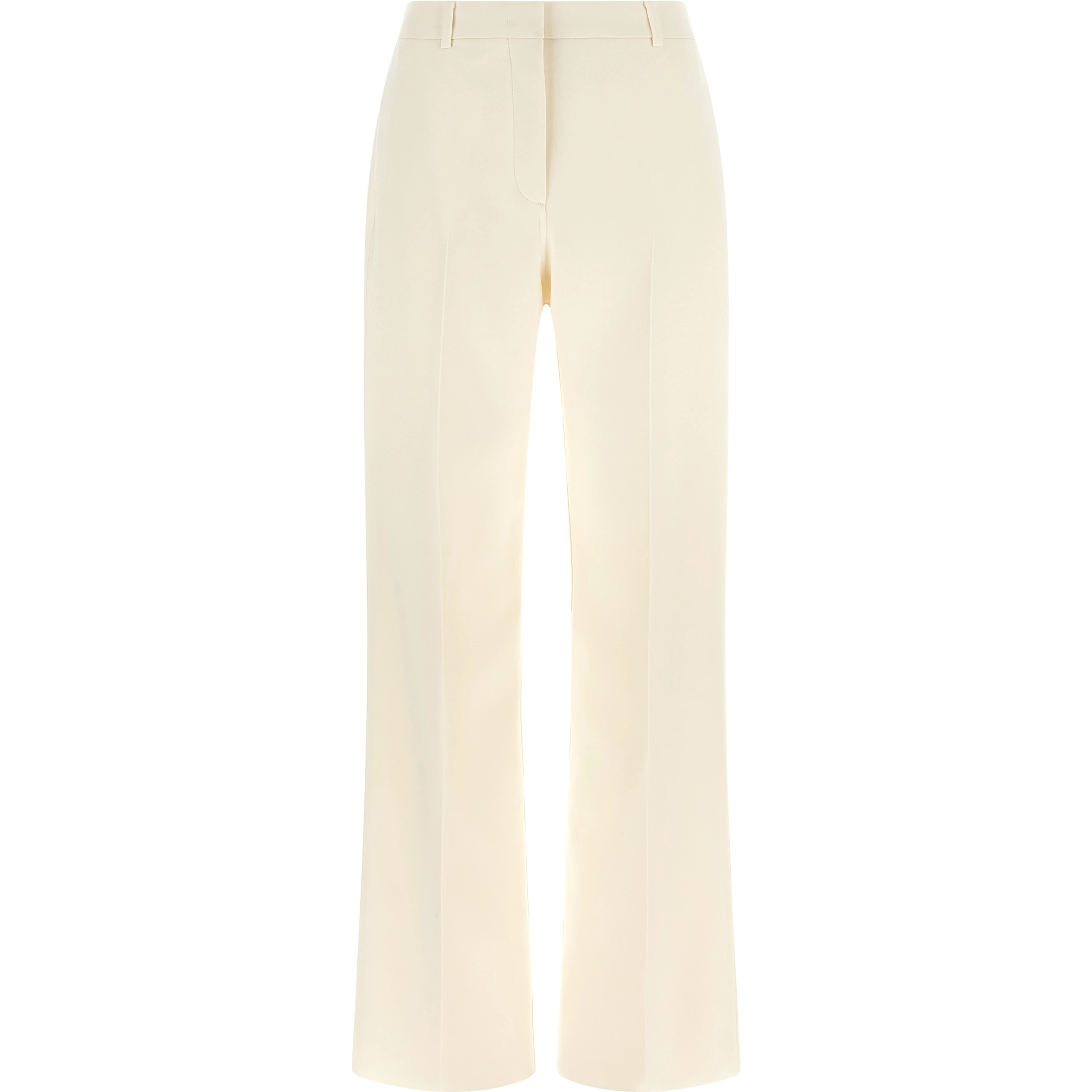 White Virgin Wool Dress Pants