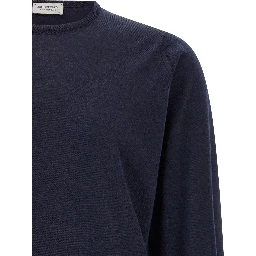 Blue Merino Wool Cardigan