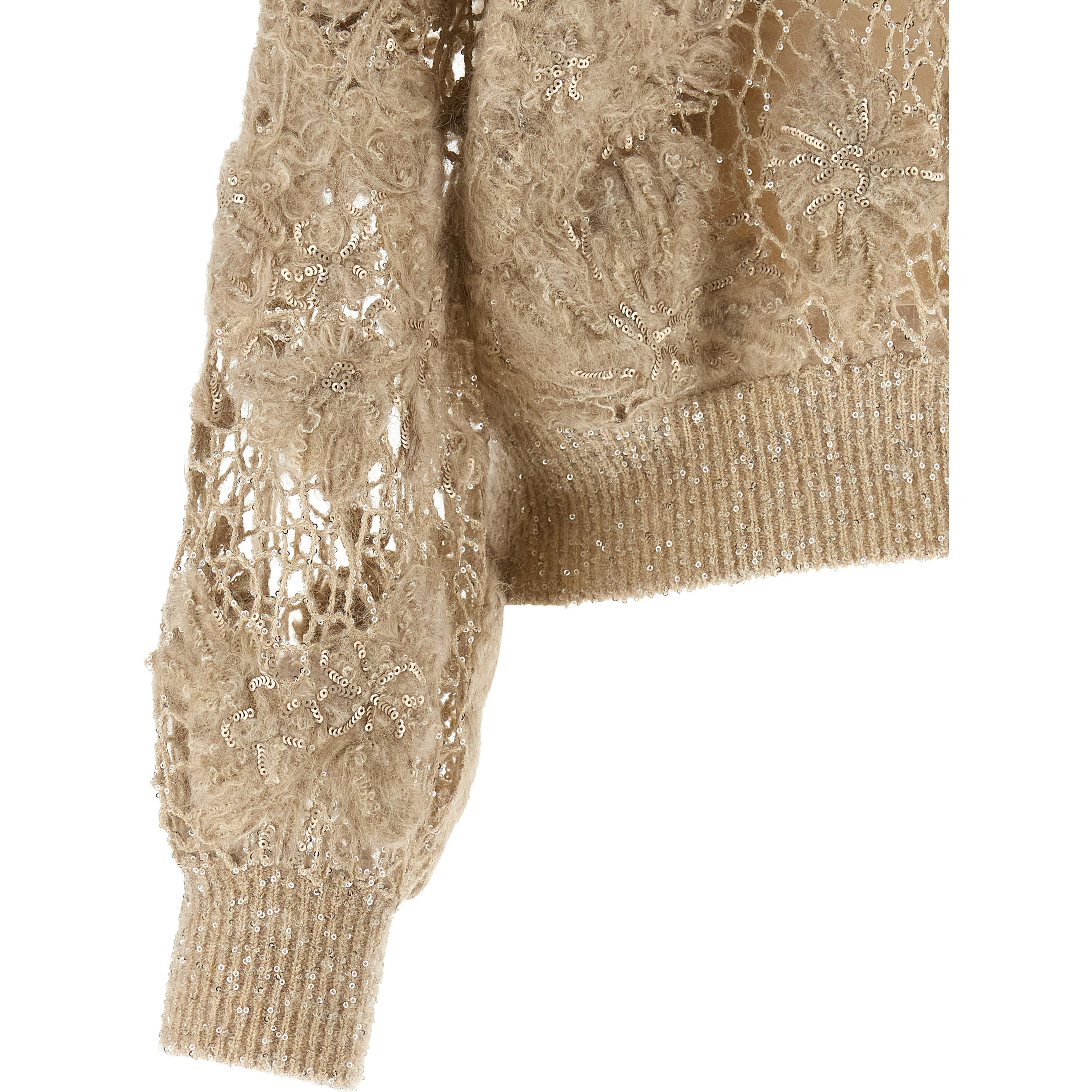 Beige Wool Cardigan
