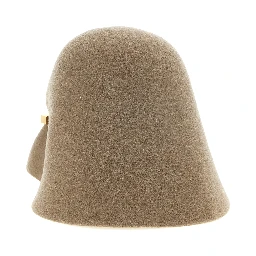 Beige Merino Wool Hat