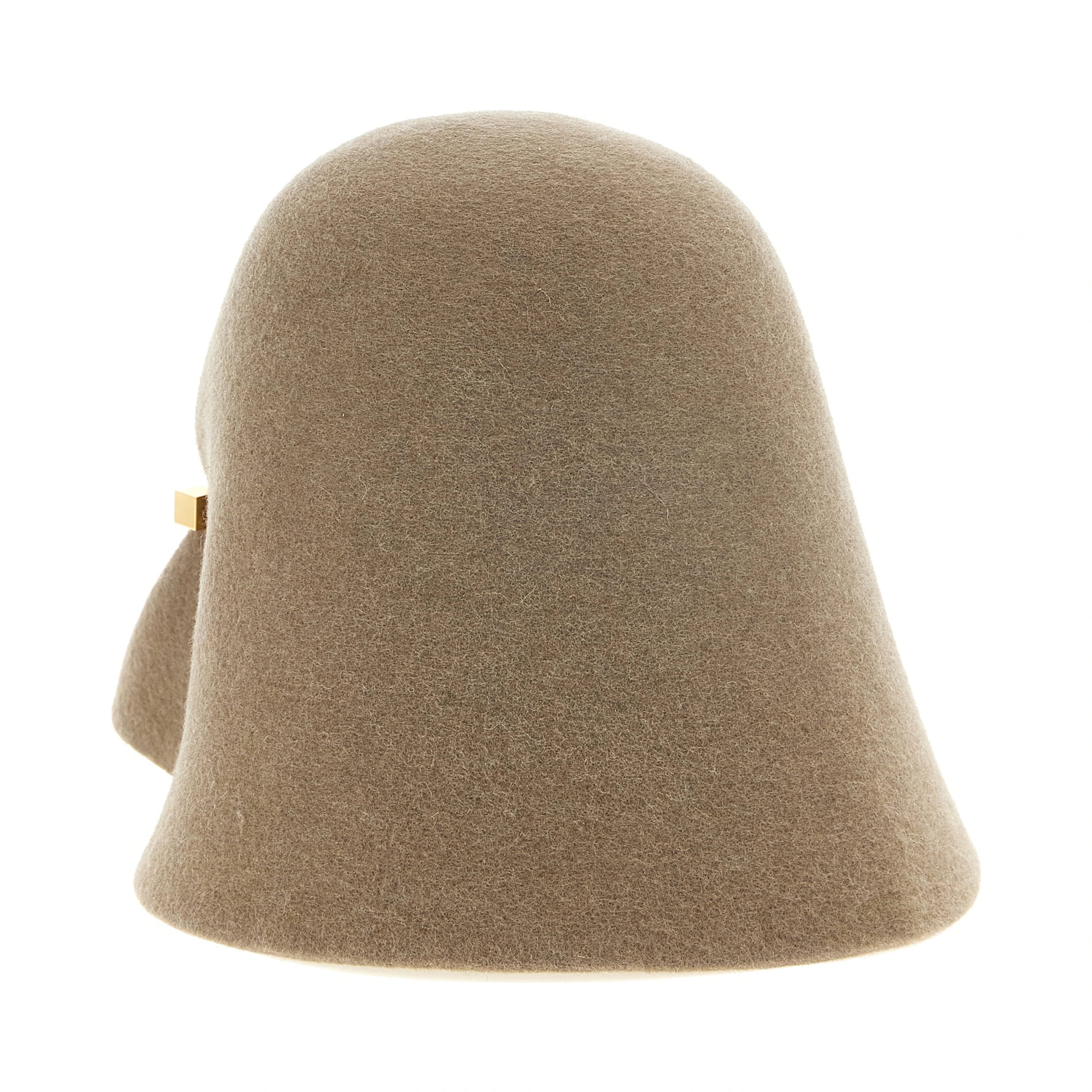 Beige Merino Wool Hat