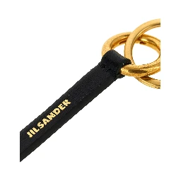 Black Calfskin Keychain