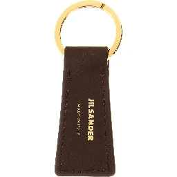Brown Calfskin Keychain