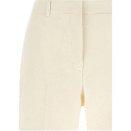 White Virgin Wool Dress Pants