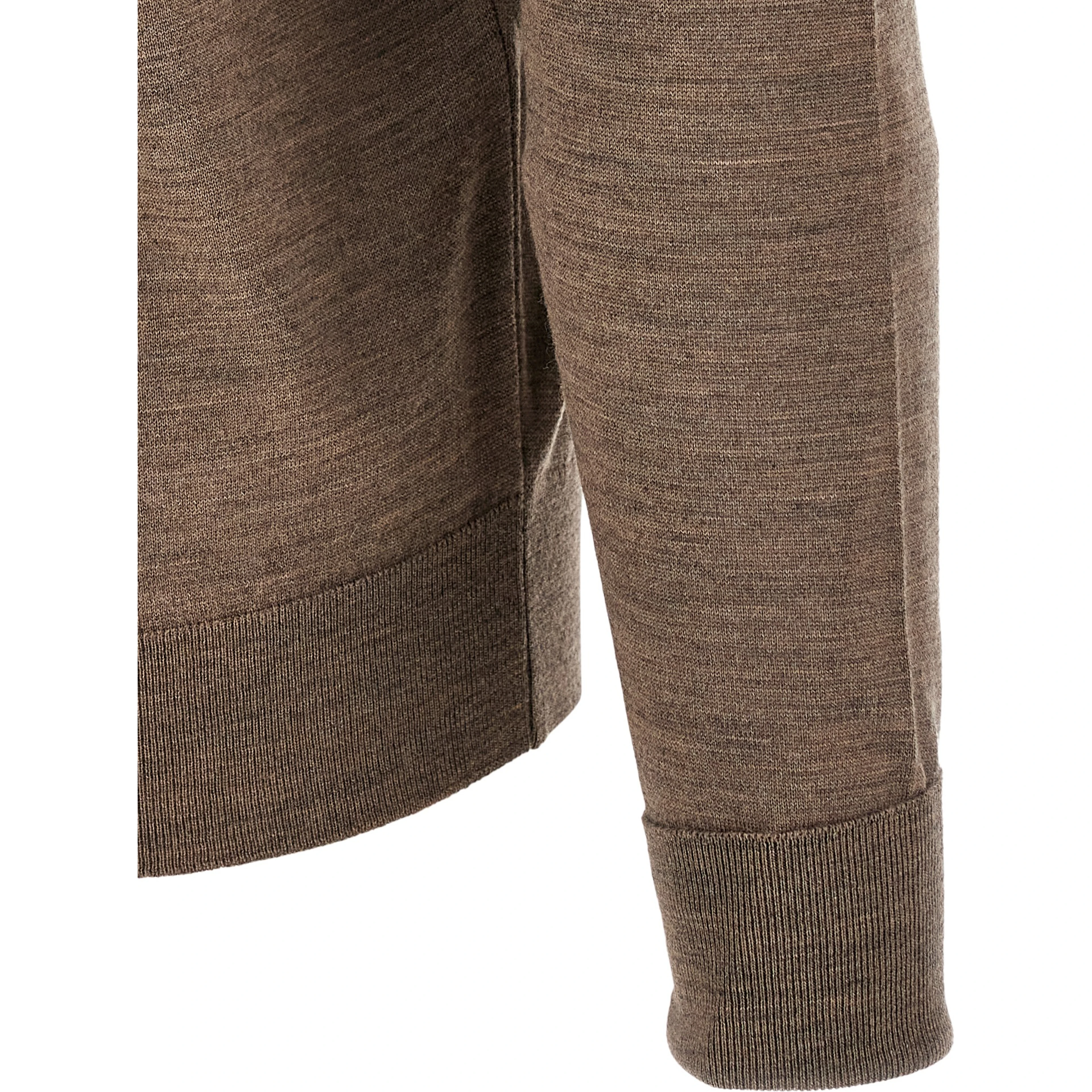 Beige Merino Wool Cardigan