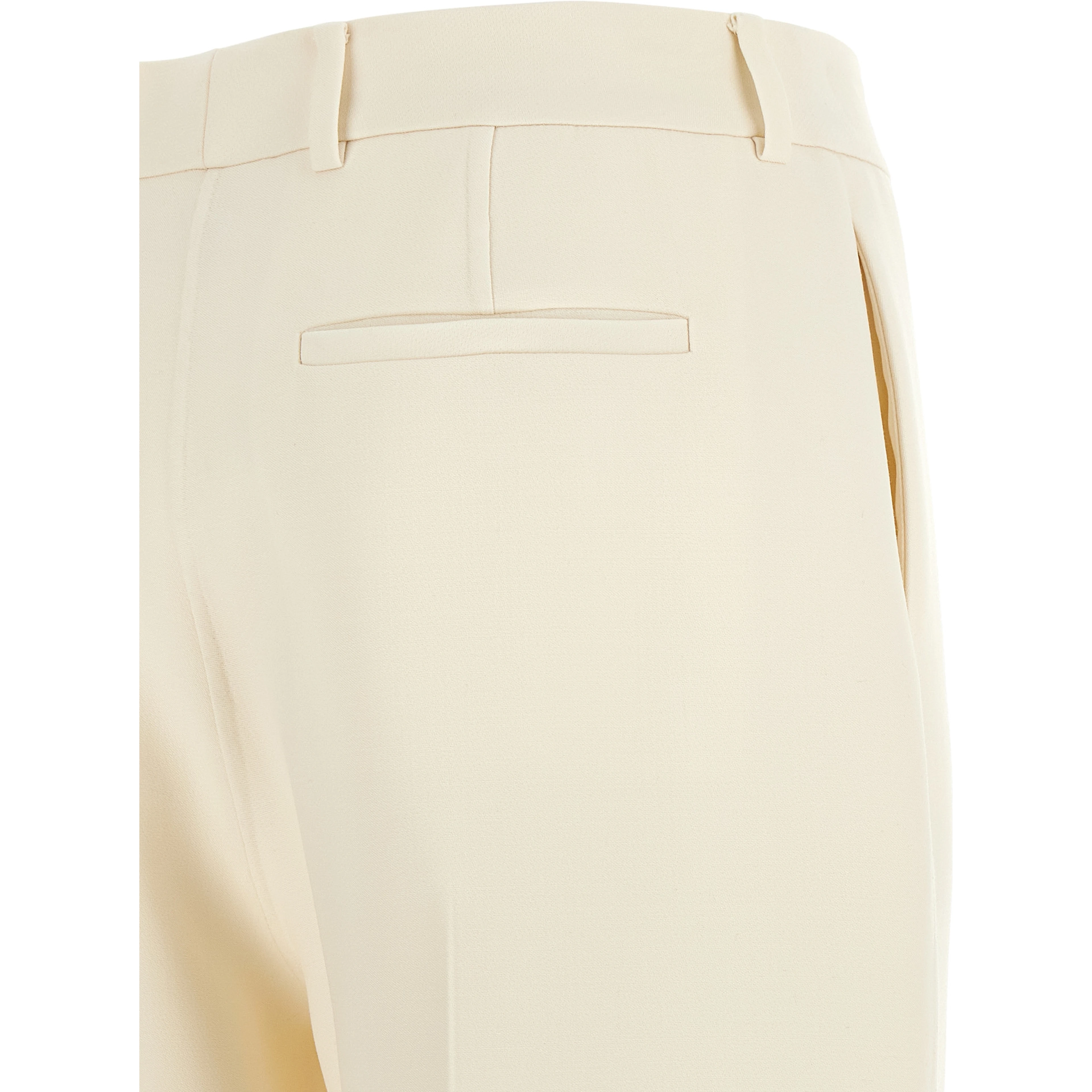 White Virgin Wool Dress Pants