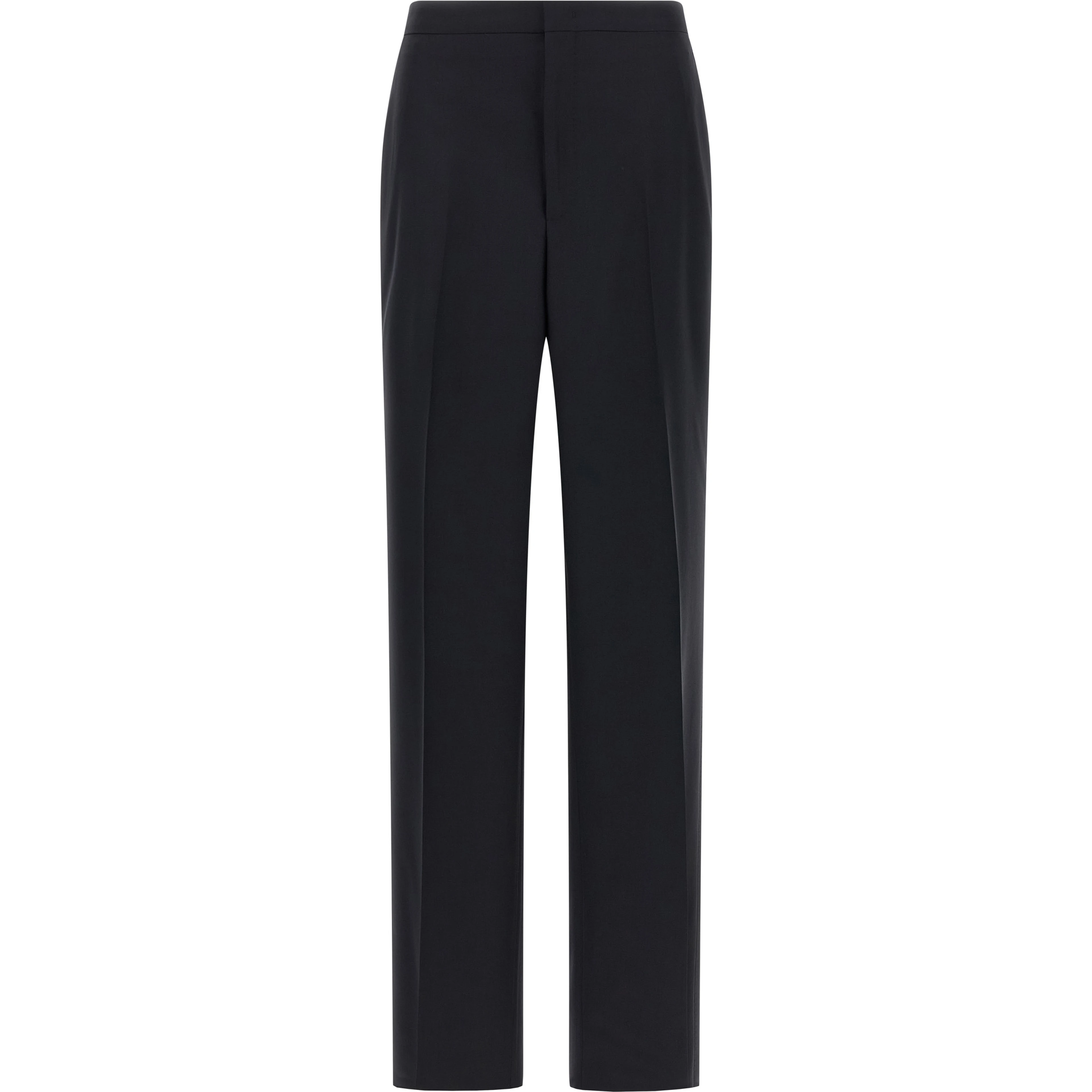 Black Virgin Wool Two-Piece Suit