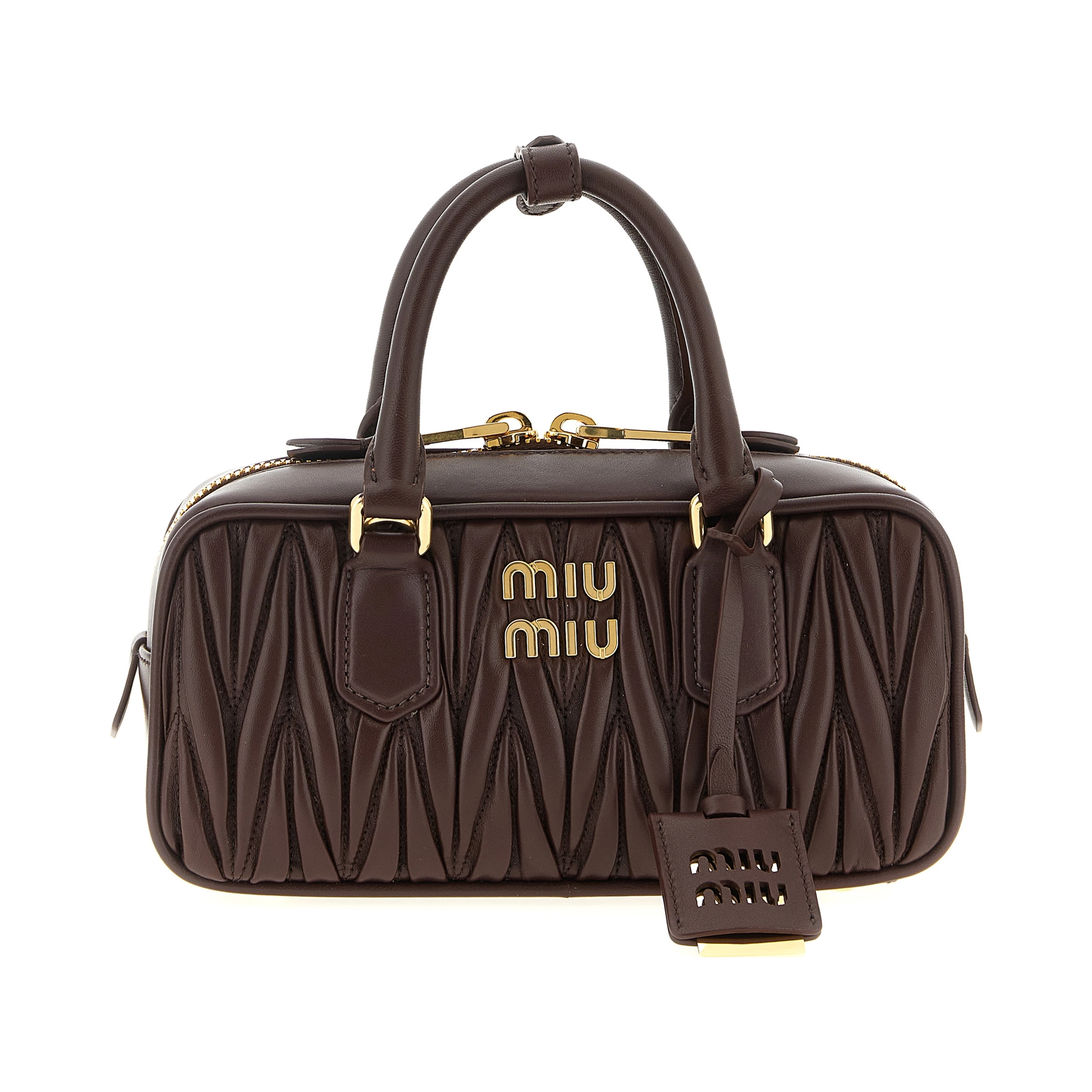 Brown Lamb Leather Handbag
