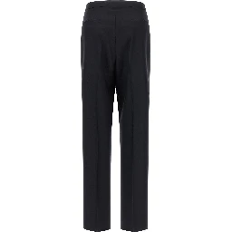 Black Virgin Wool Two-Piece Suit