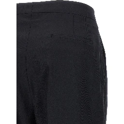 Black Virgin Wool Two-Piece Suit
