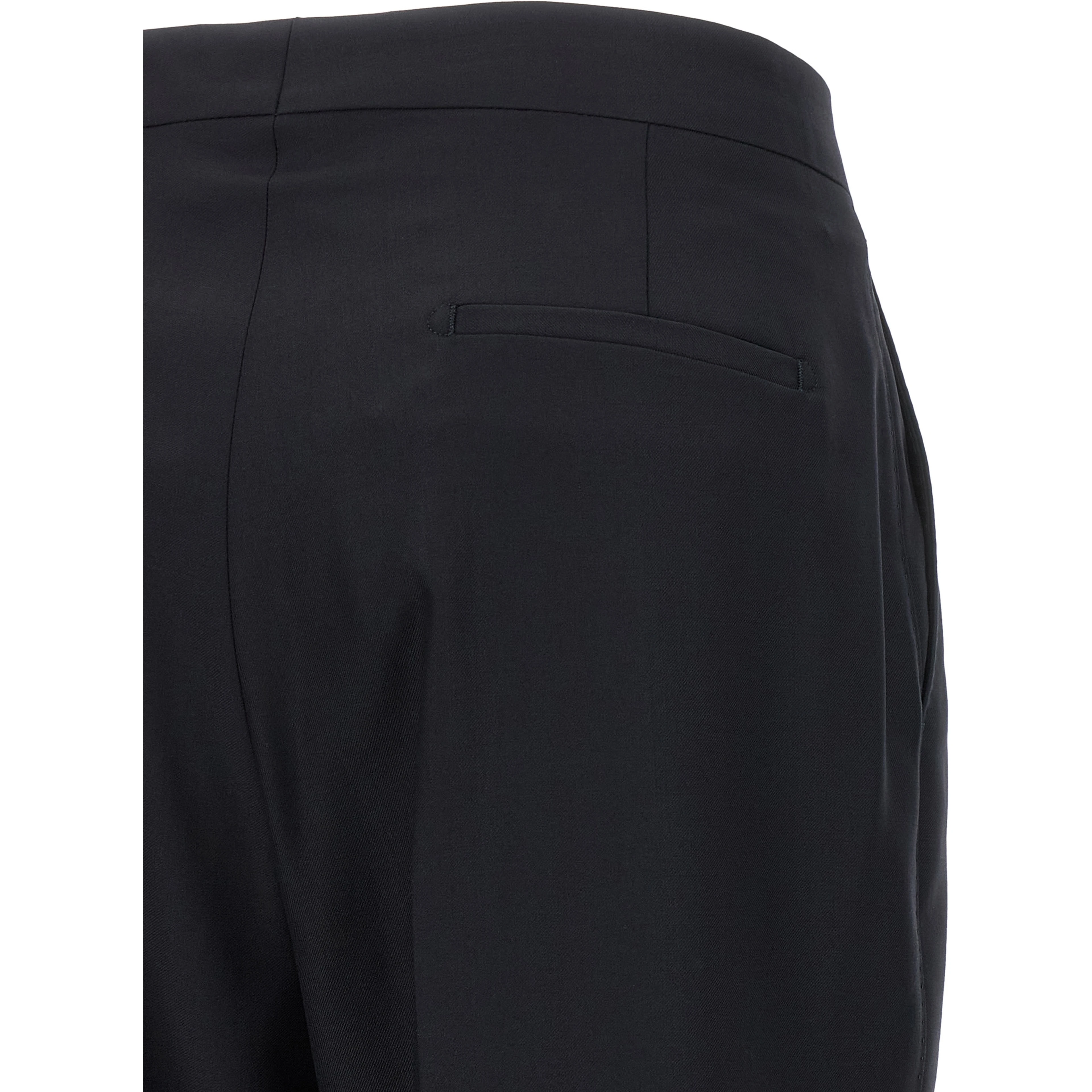 Black Virgin Wool Two-Piece Suit