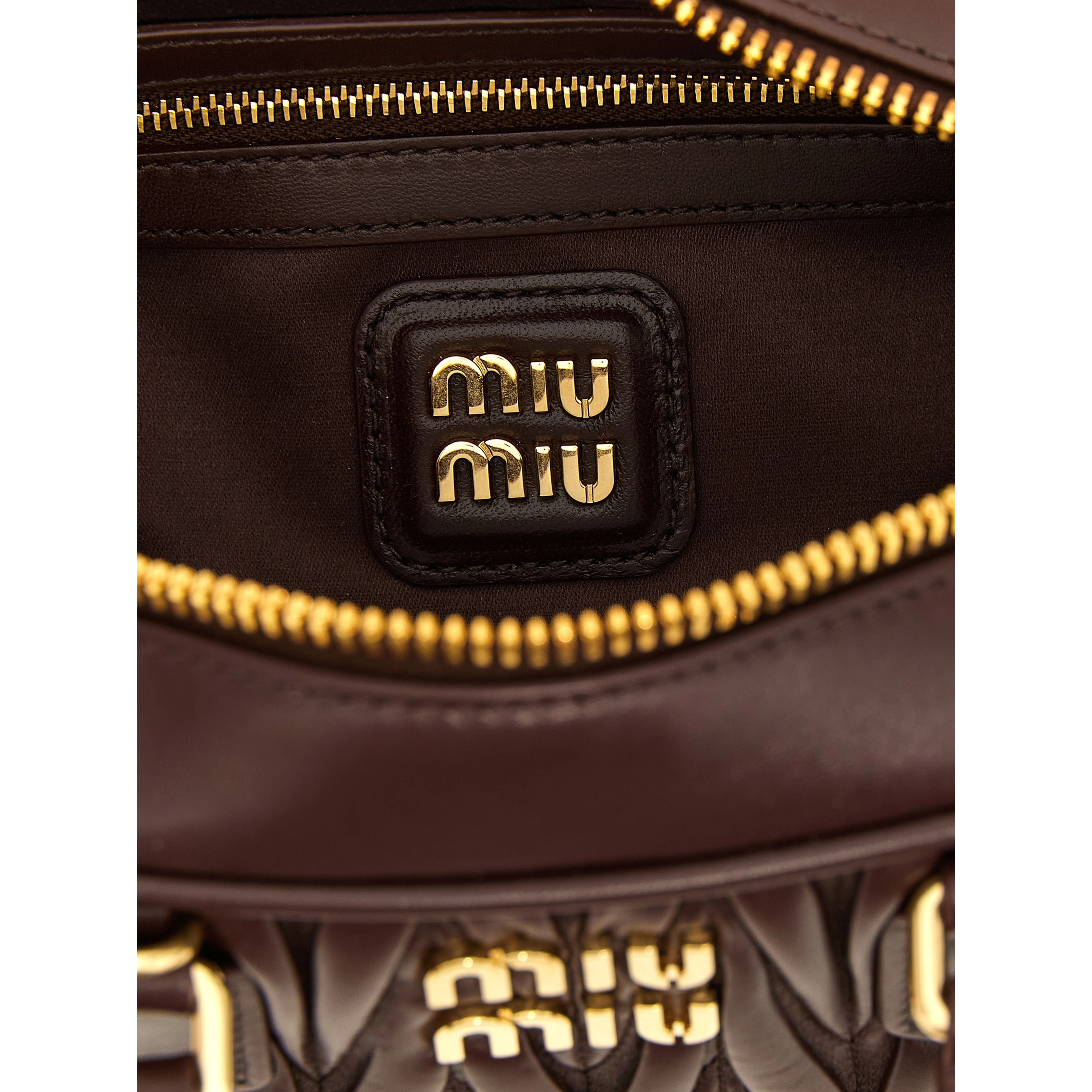 Brown Lamb Leather Handbag
