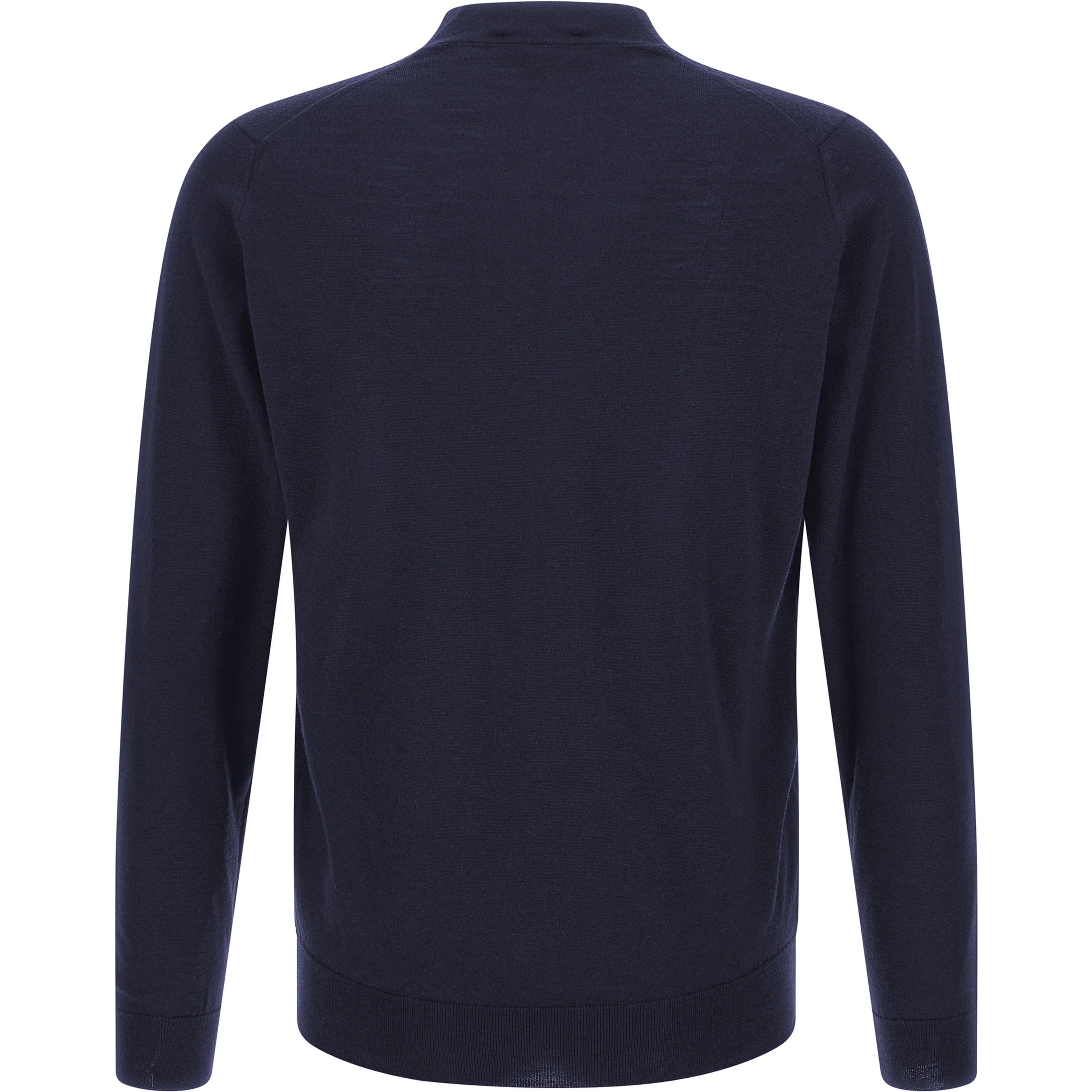 Blue Merino Wool Cardigan