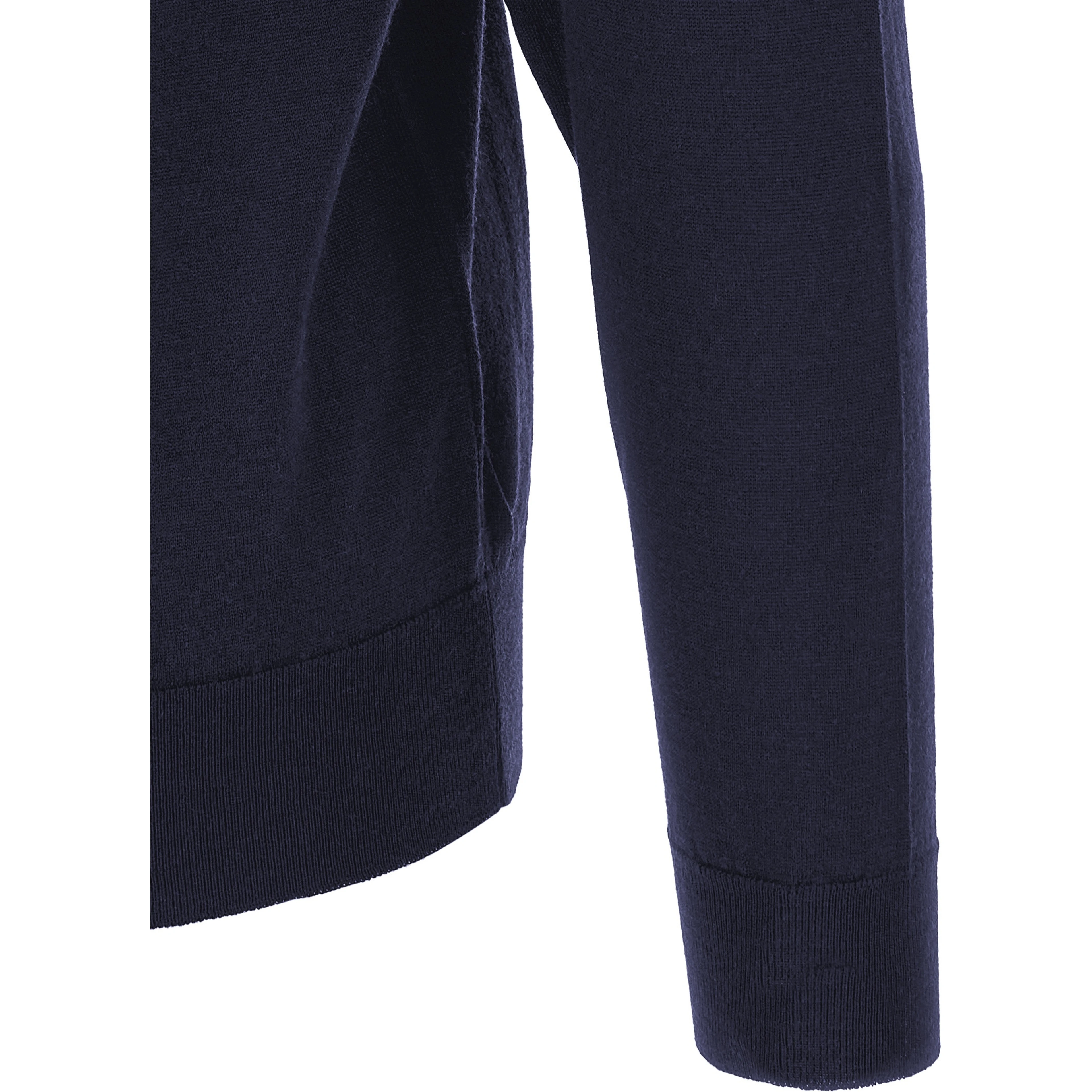 Blue Merino Wool Cardigan