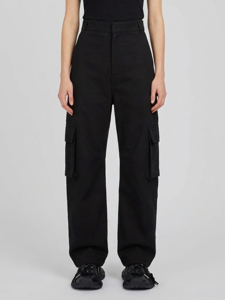 Cotton cargo trousers