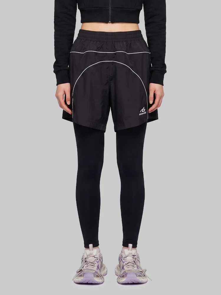 Techwear track shorts