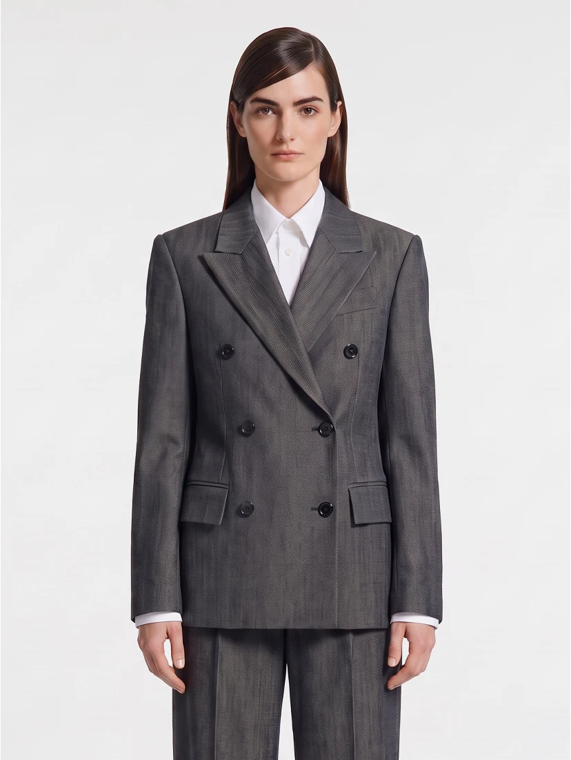 Double-breasted tailored jacket