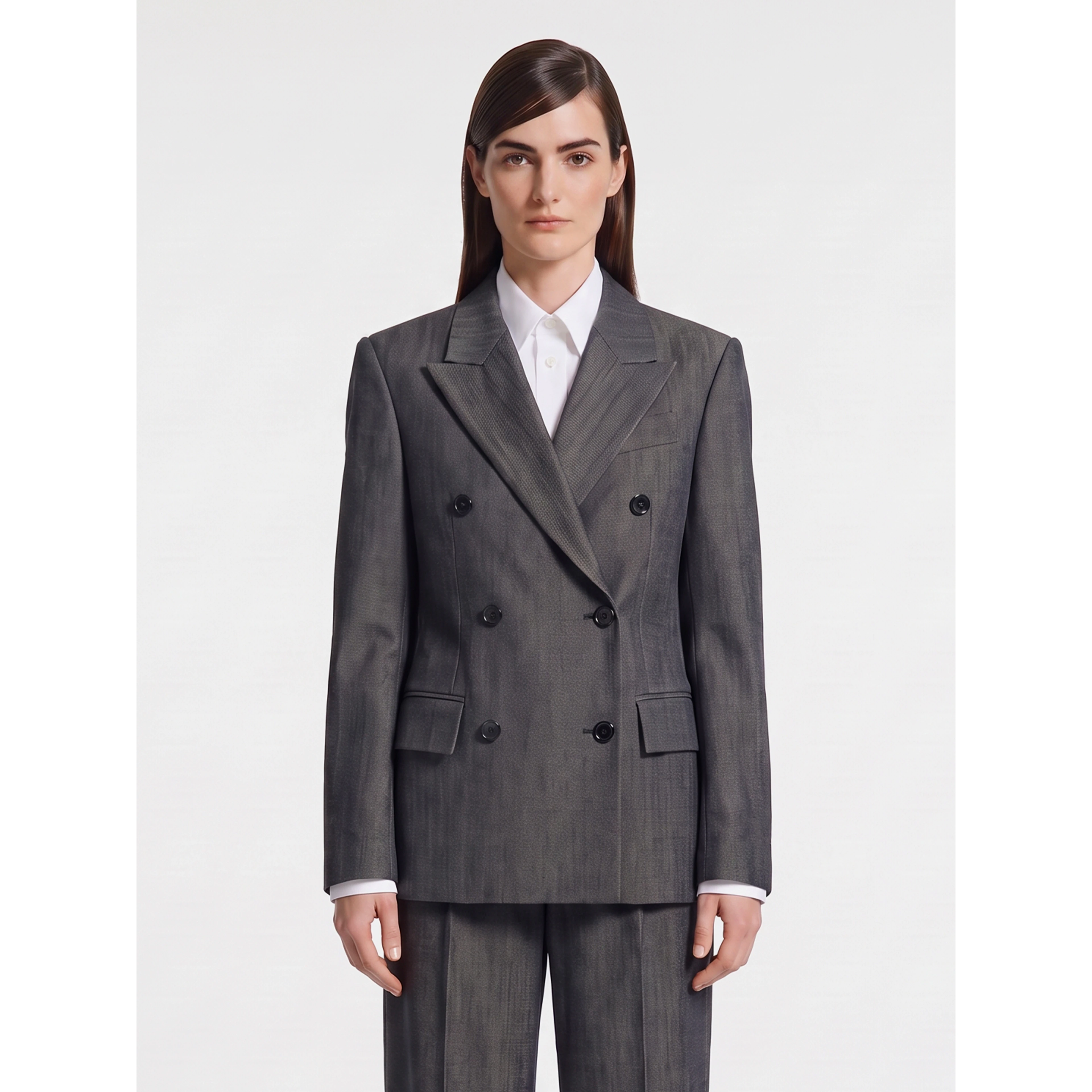 Double-breasted tailored jacket