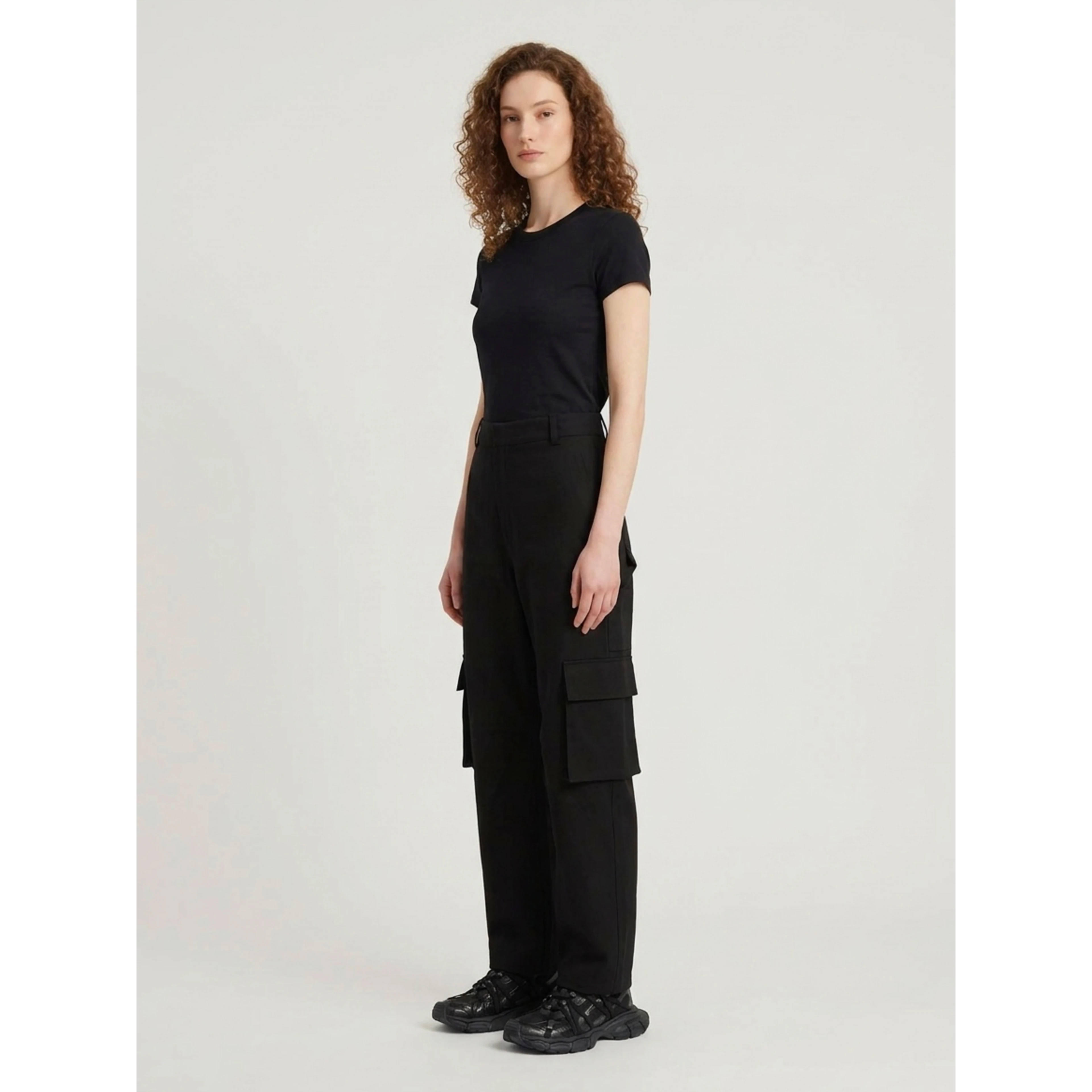 Cotton cargo trousers