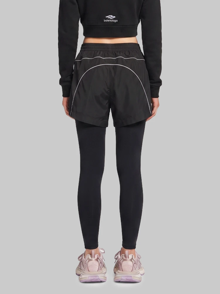 Techwear track shorts alternative