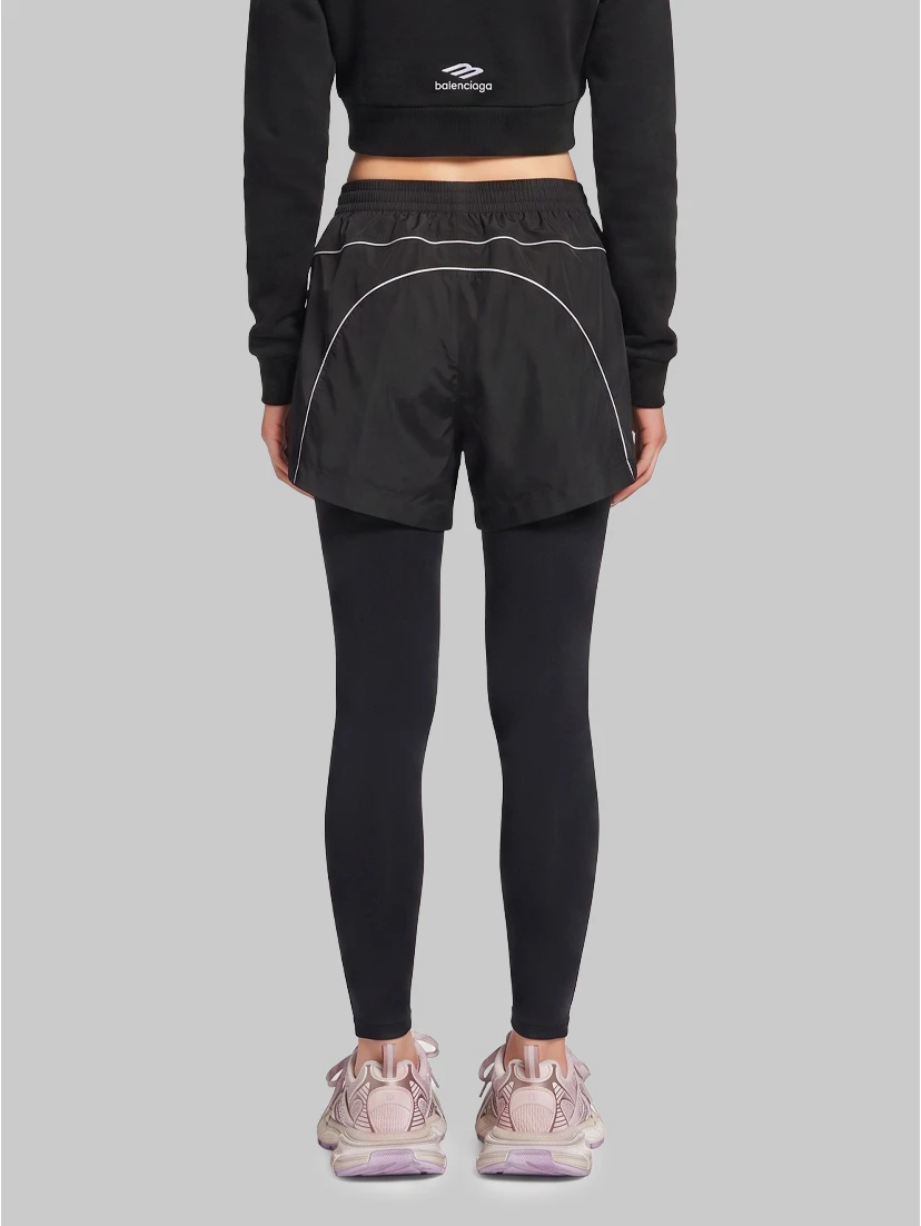 Techwear track shorts