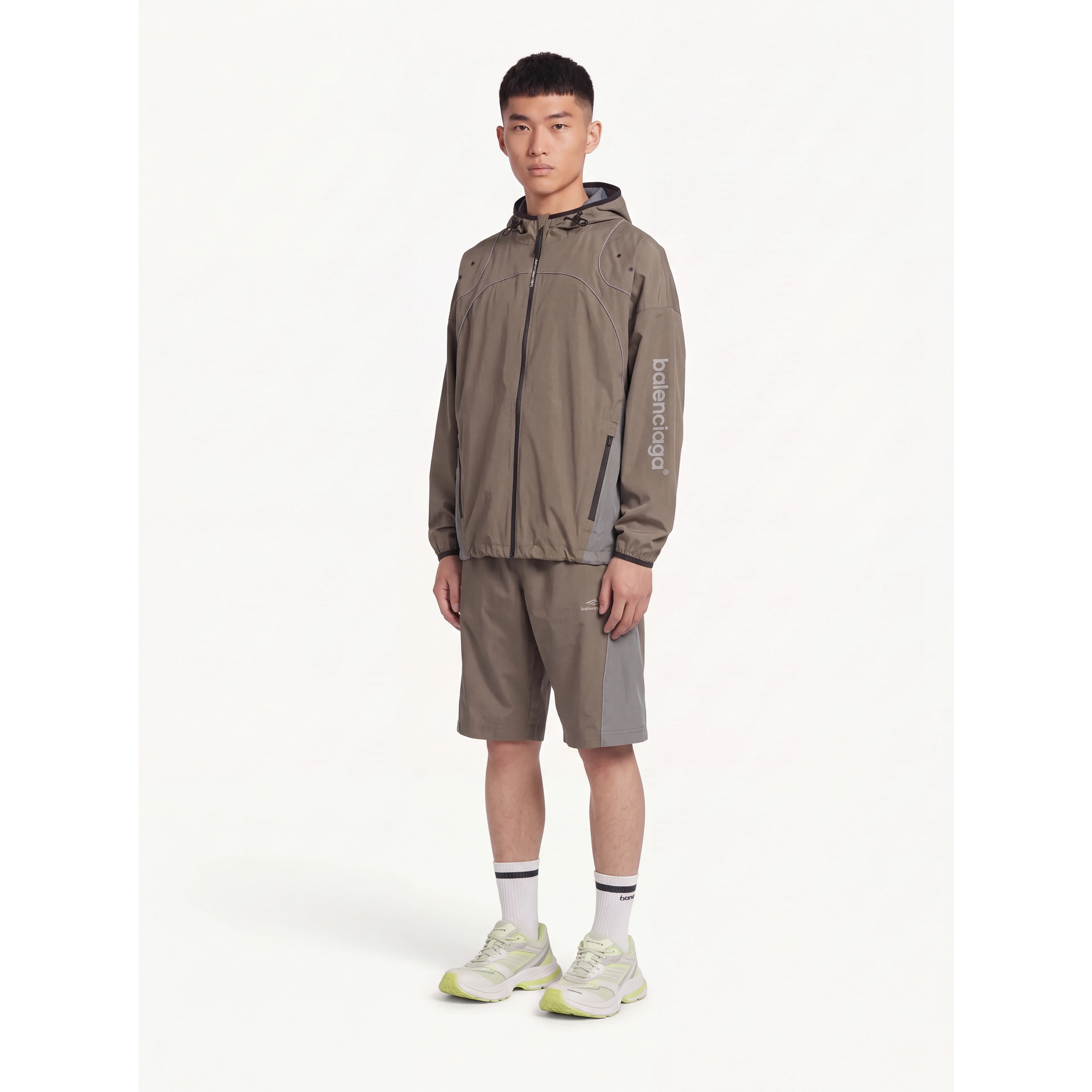 Techwear zip jacket