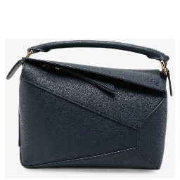 Small Puzzle Edge bag in deep navy blue