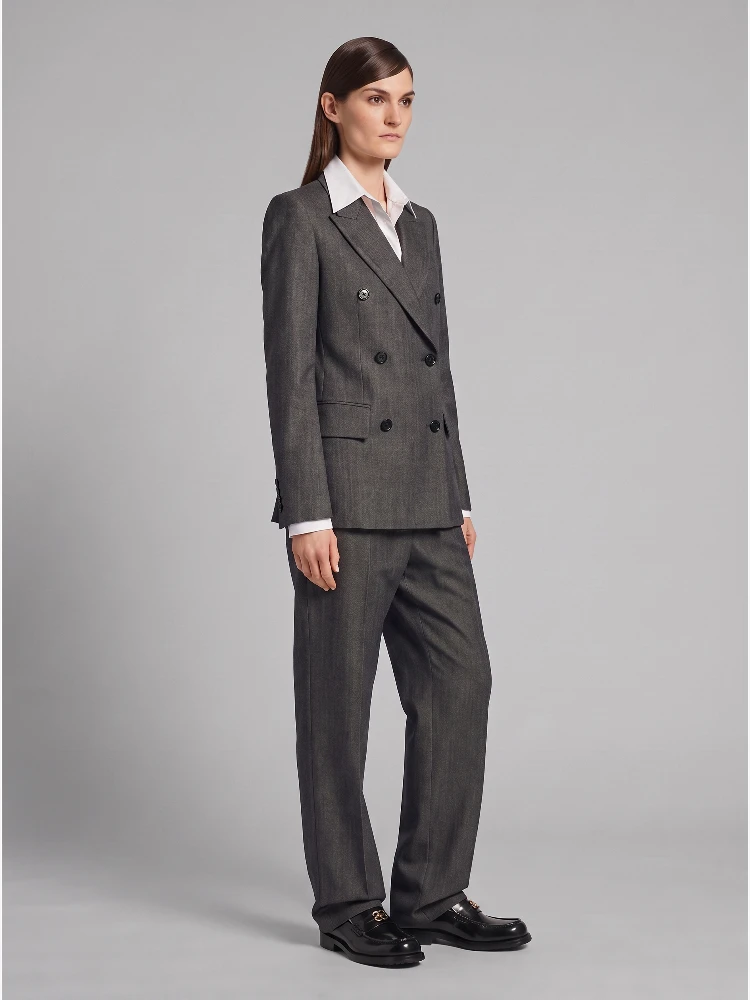 Double-breasted tailored jacket alternative