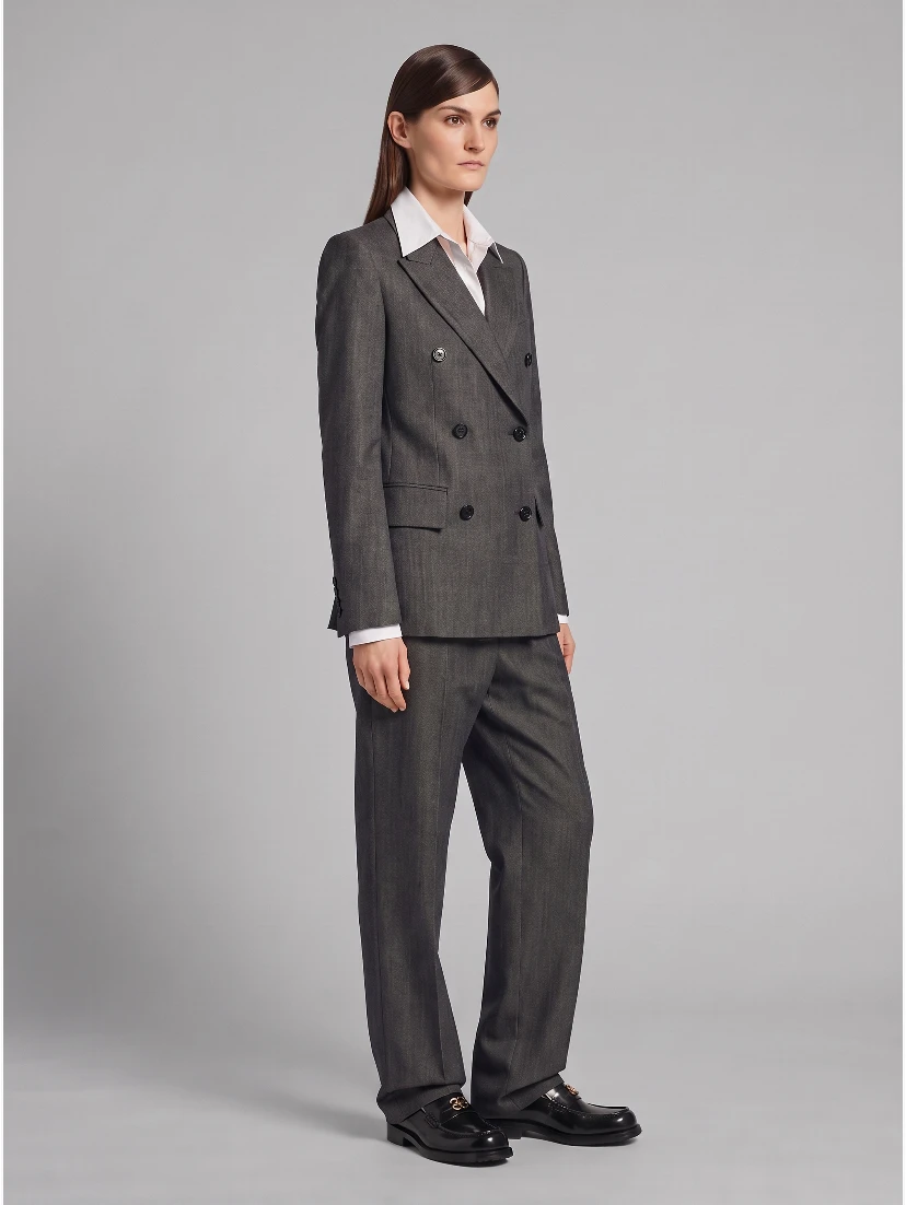 Double-breasted tailored jacket
