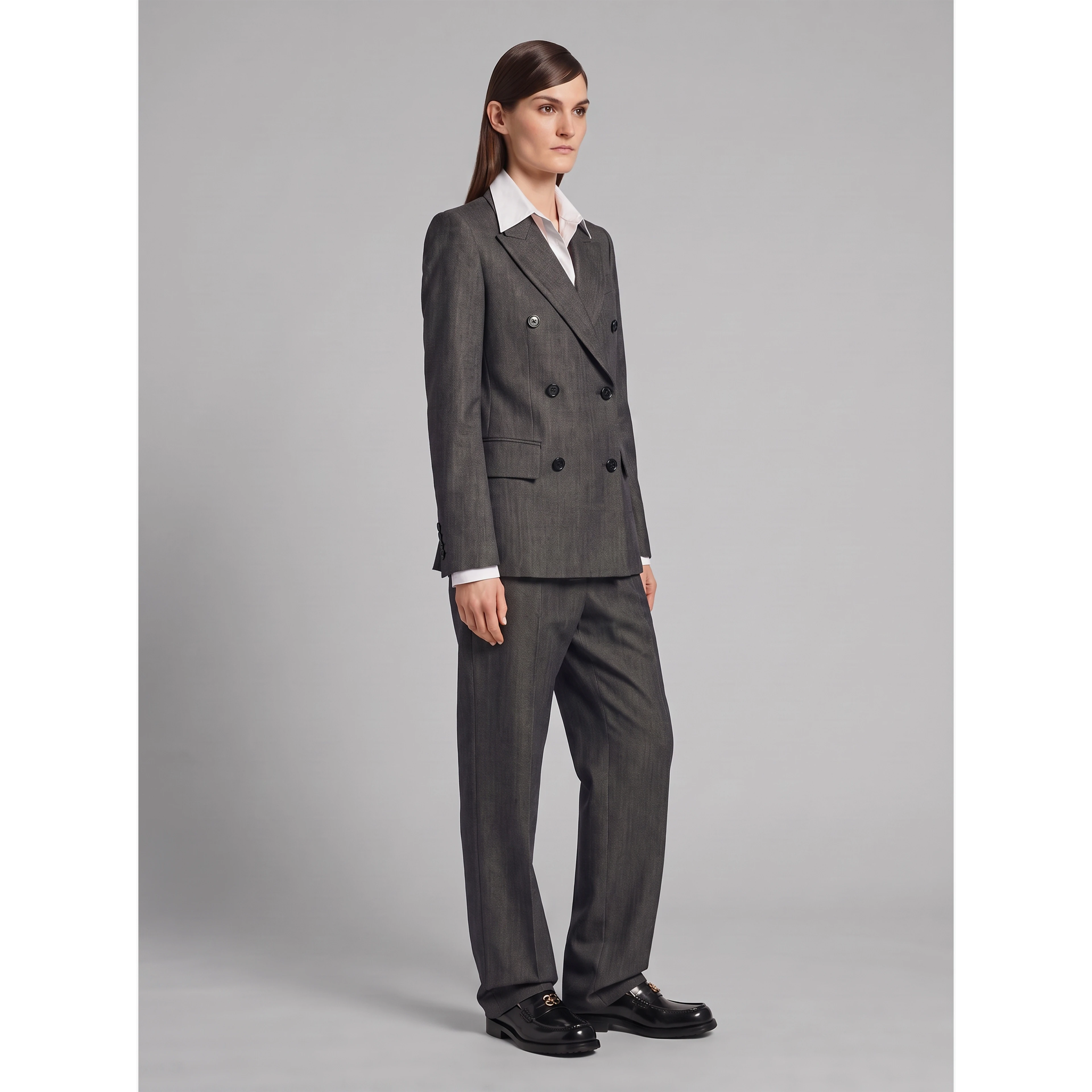 Double-breasted tailored jacket