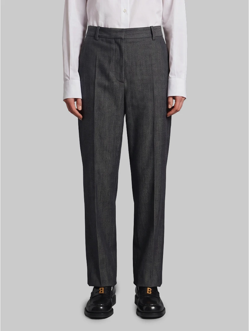 Slim tailored trousers
