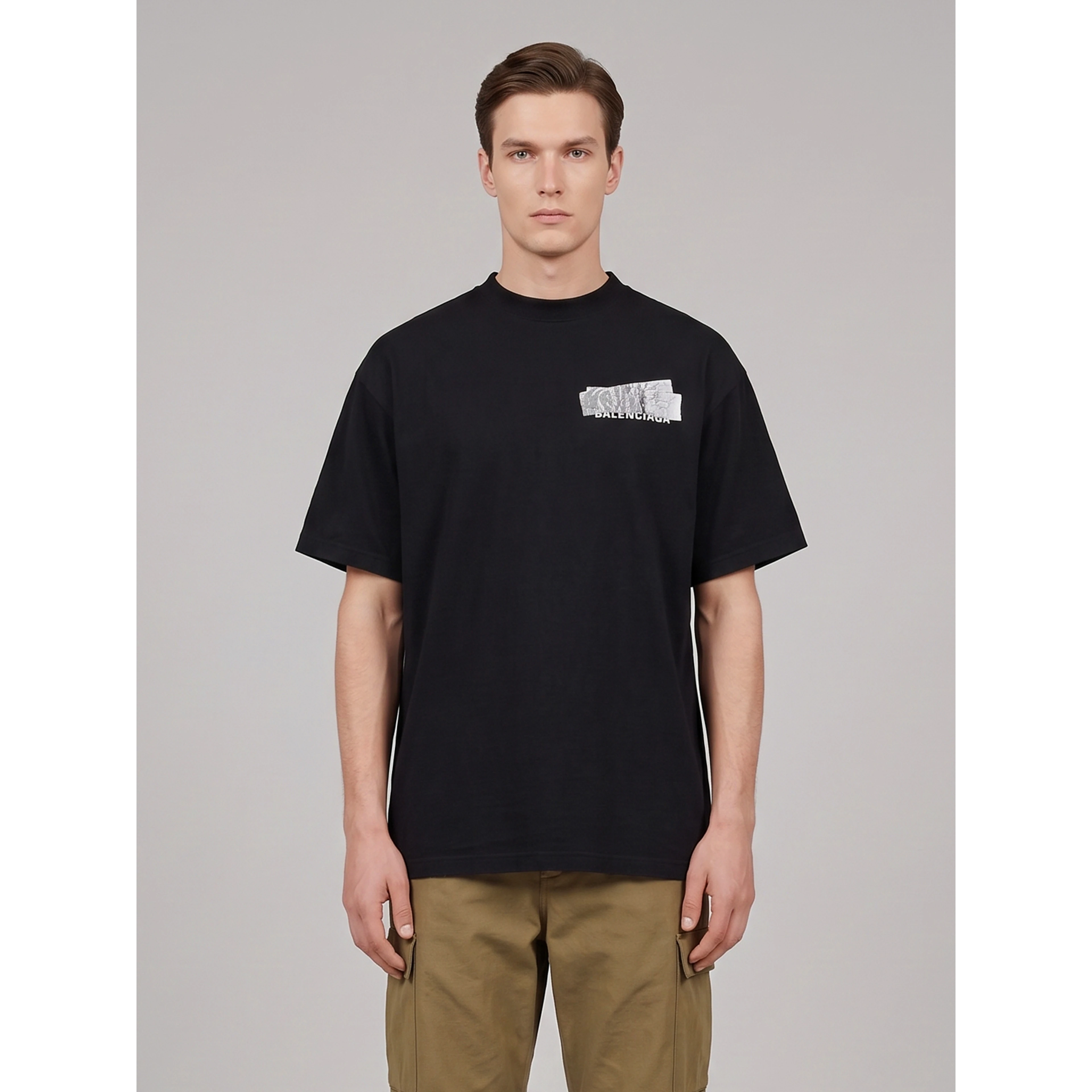 Balenciaga Silver Tape T-shirt