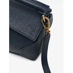 Small Puzzle Edge bag in deep navy blue